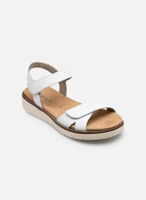 Platte sandalen D2049 dames bruin