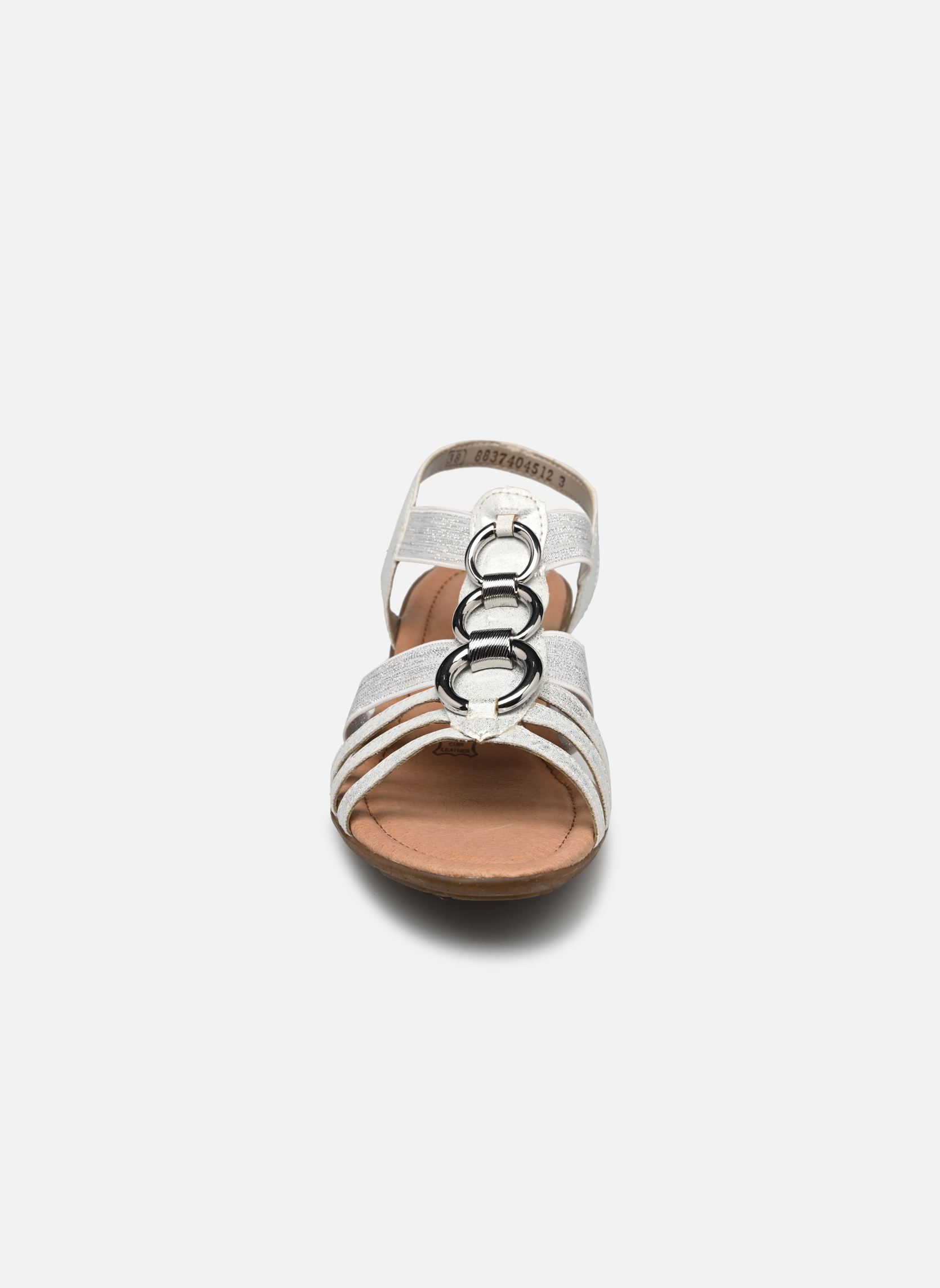 Platte sandalen R3605 dames wit Remonte Platte sandalen R3605 dames wit ICE/WEISS-SILBER