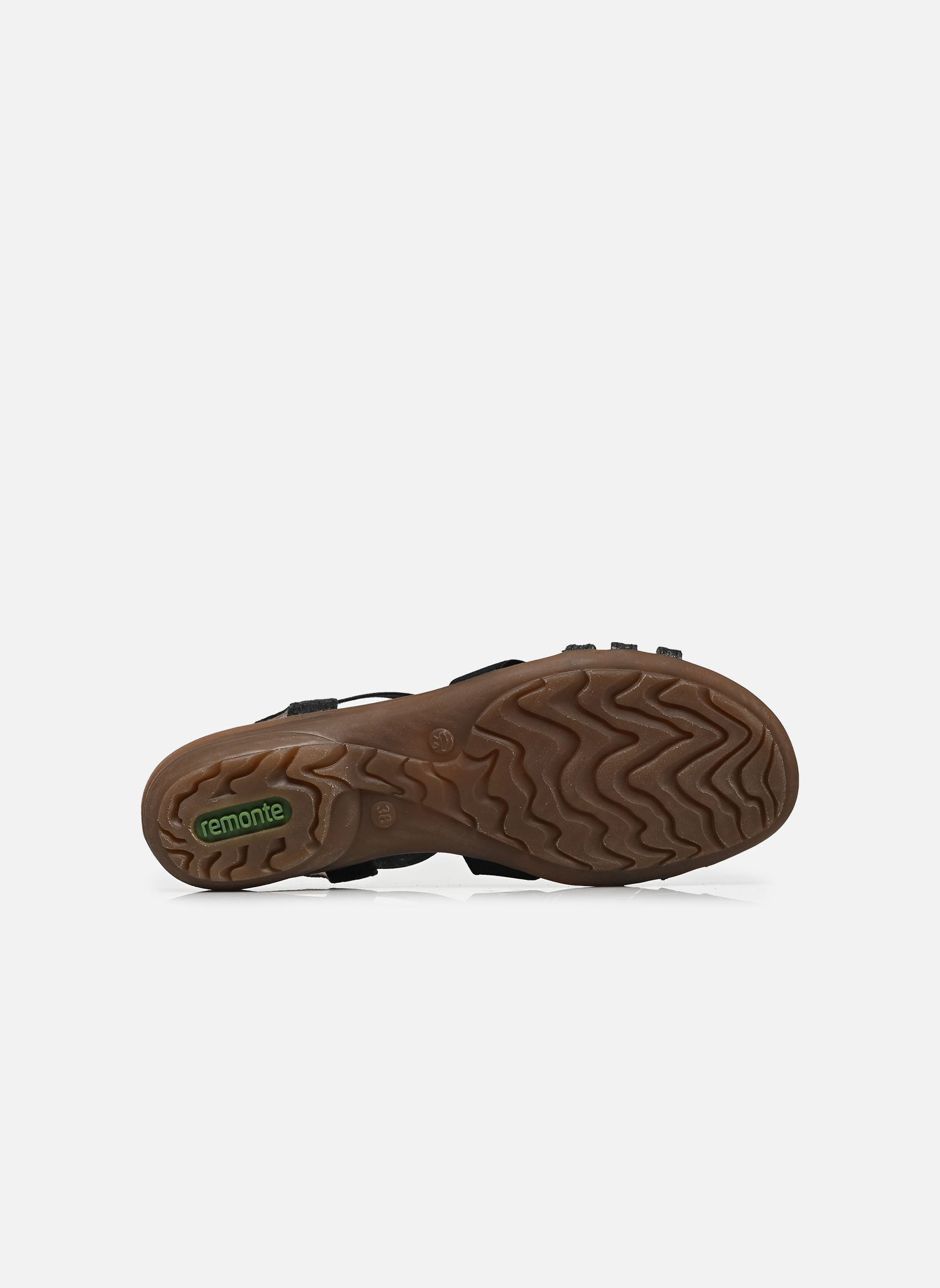 Platte sandalen R3605 dames zwart Remonte Platte sandalen R3605 dames zwart GRAPHIT/SCHWARZ