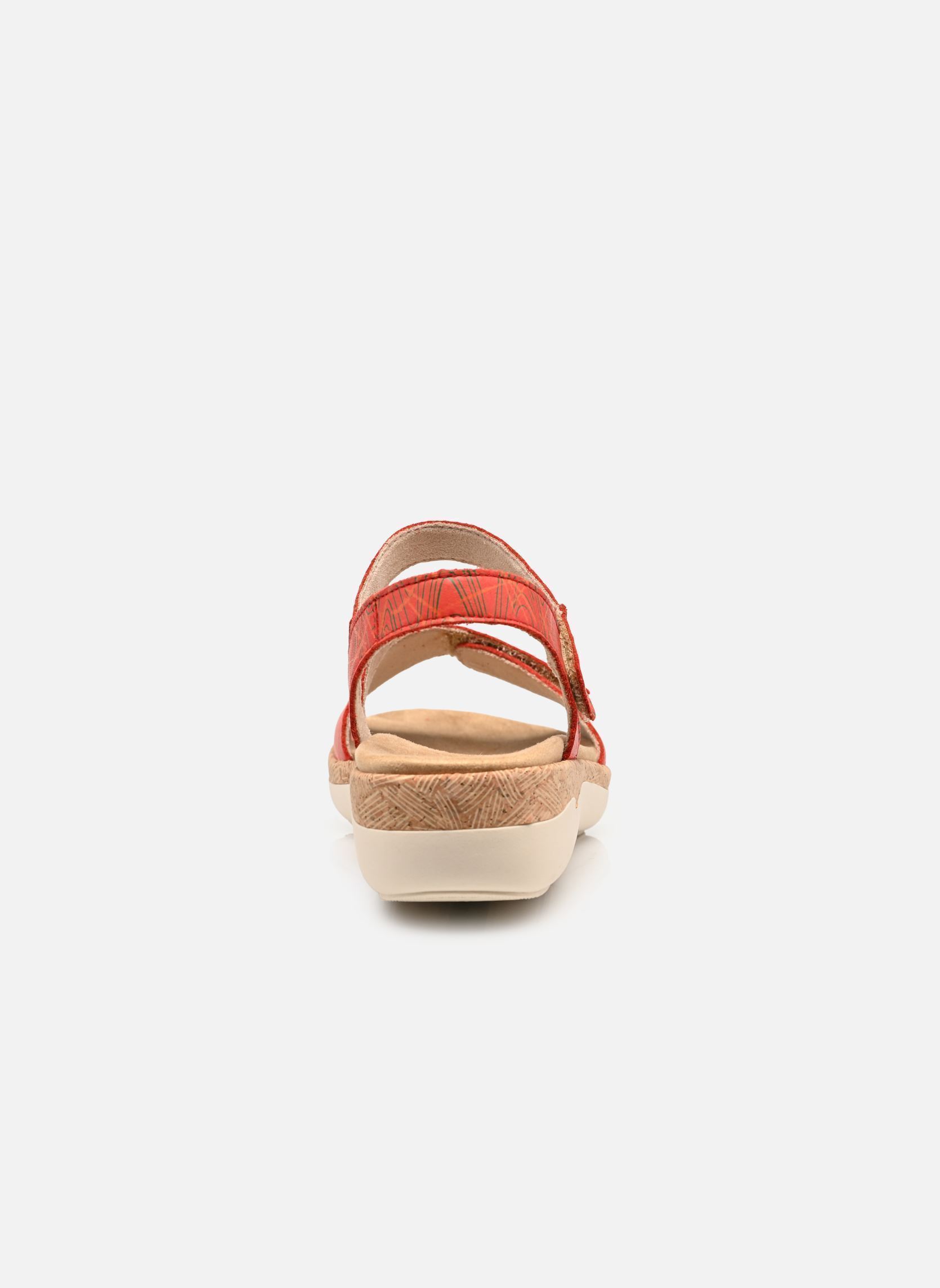 Keil- und Plateausandalen R6860 damen rot Remonte Keil- und Plateausandalen R6860 damen rot SCARLET/APPLE-ORANGE