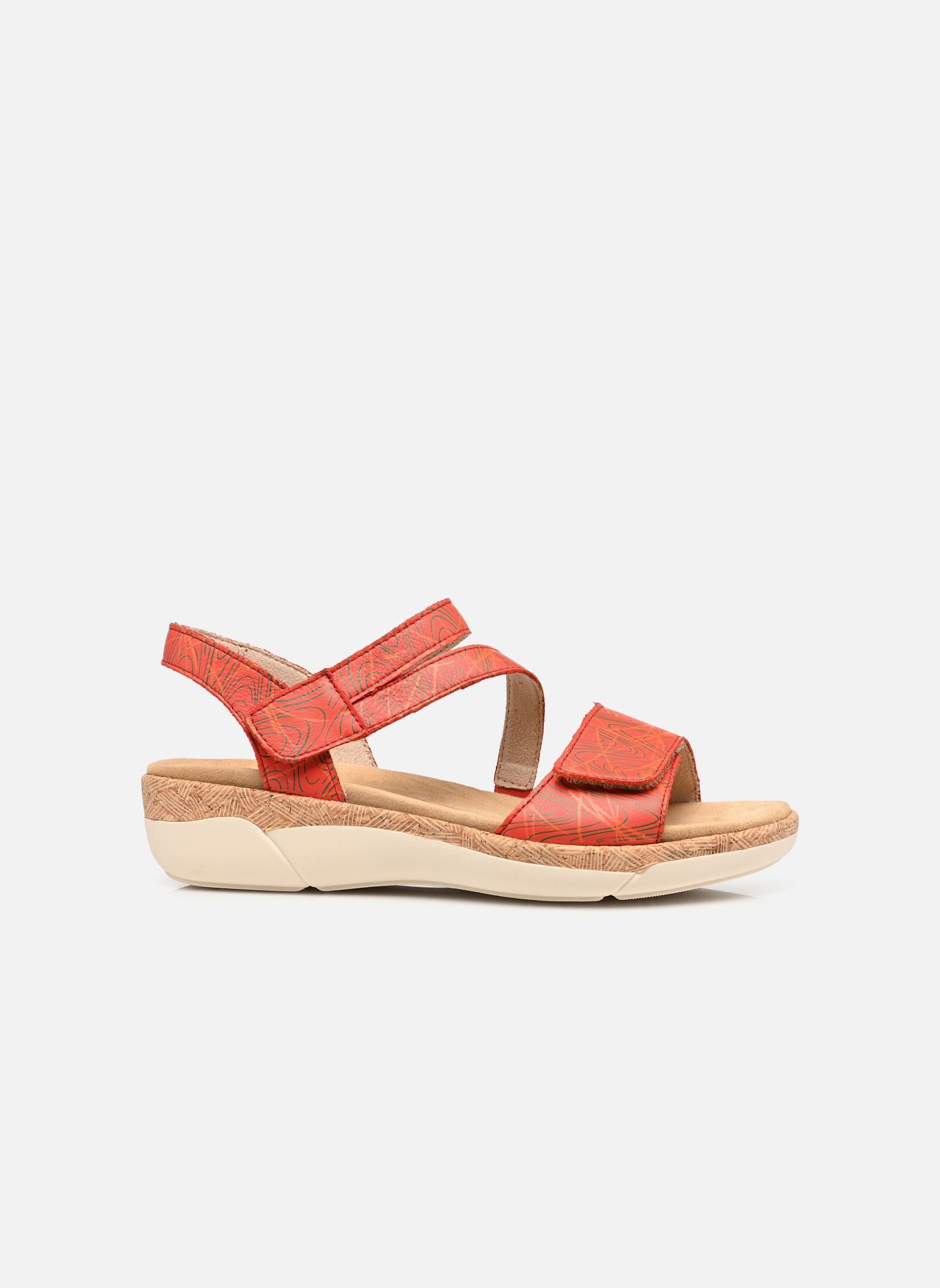 Keil- und Plateausandalen R6860 damen rot Remonte Keil- und Plateausandalen R6860 damen rot SCARLET/APPLE-ORANGE