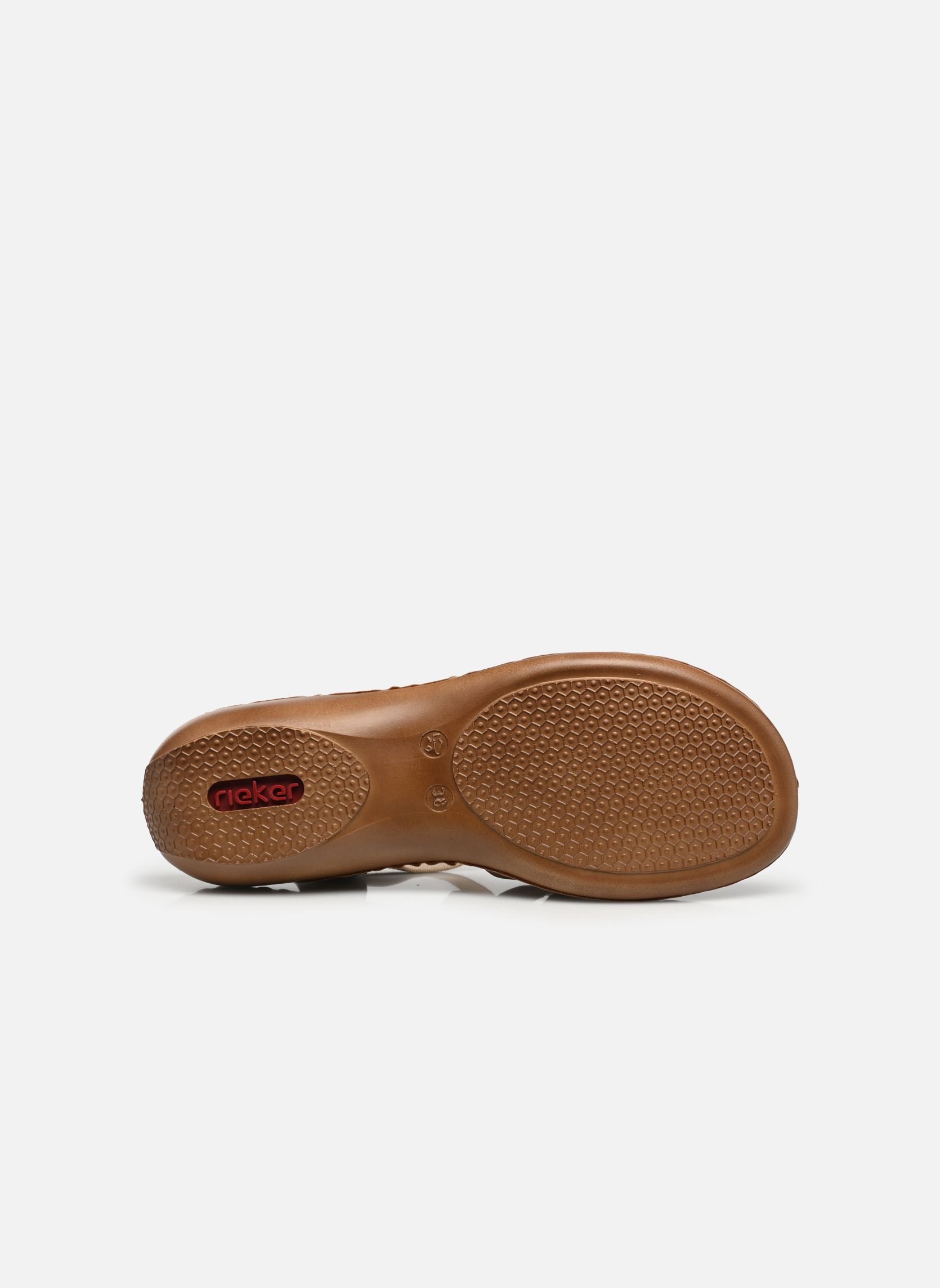 Sandales plates 65918 femme multicolore Rieker Sandales plates 65918 femme multicolore MINT/CAYENNE/BEIGE