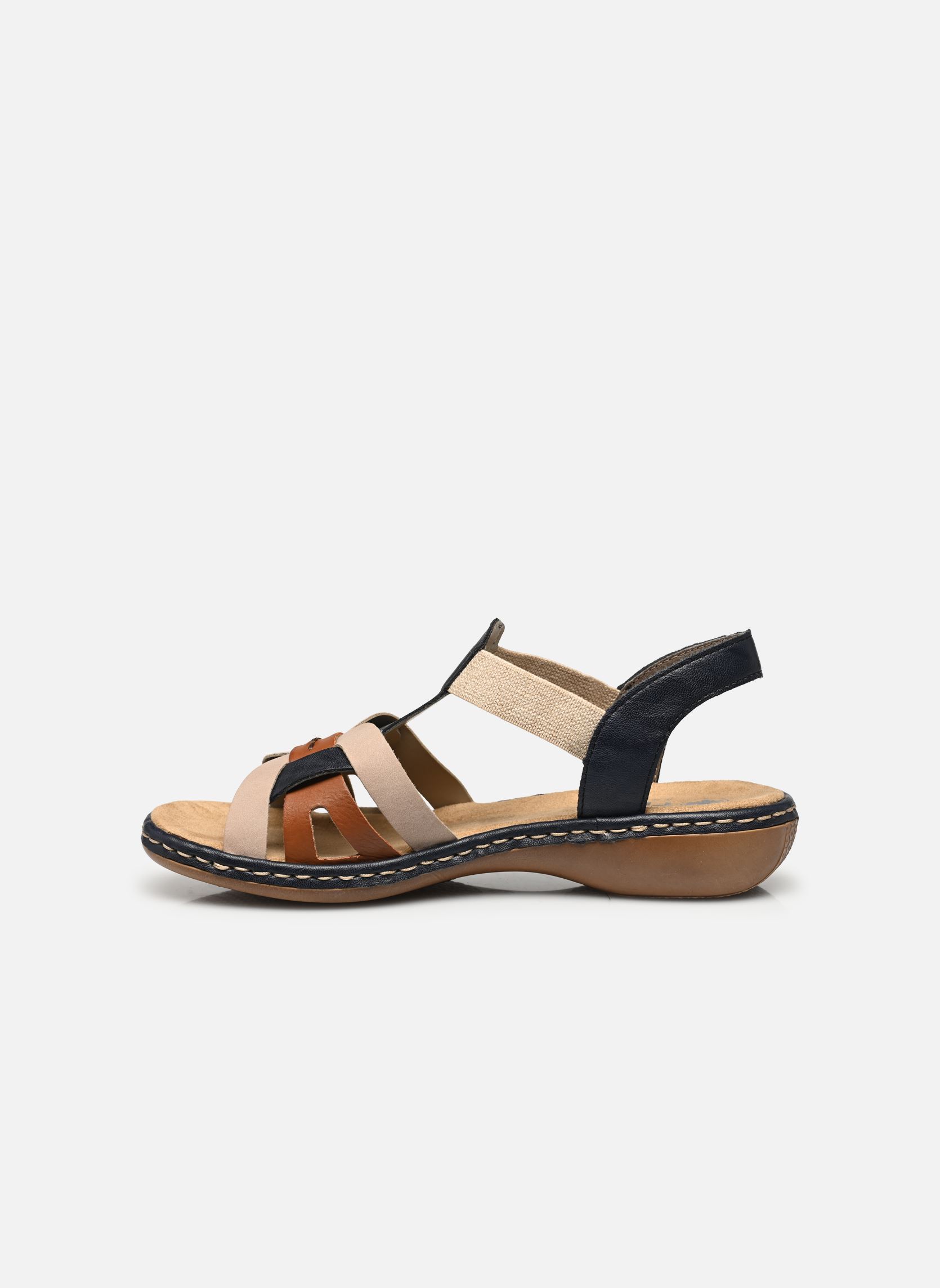 Sandales Rieker 65918 - Bride Arrière - Semaine Plate - Confort Et Style Décontracté