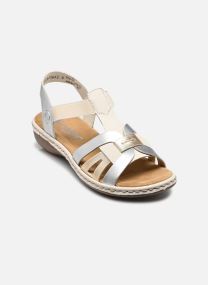 Sandales plates 65918 femme beige
