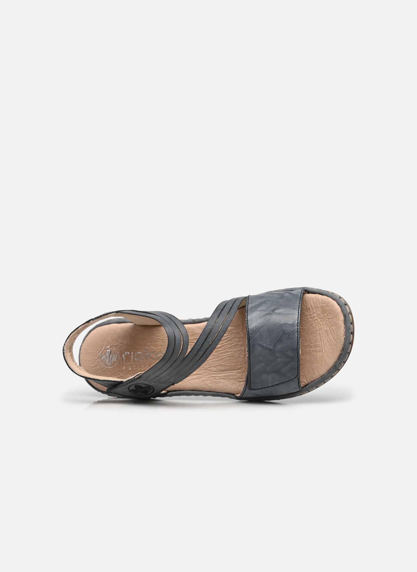 Sandali piatti 65964 donna blu Rieker Sandali piatti 65964 donna blu WHITEPAZIFIK/ATLANTIC