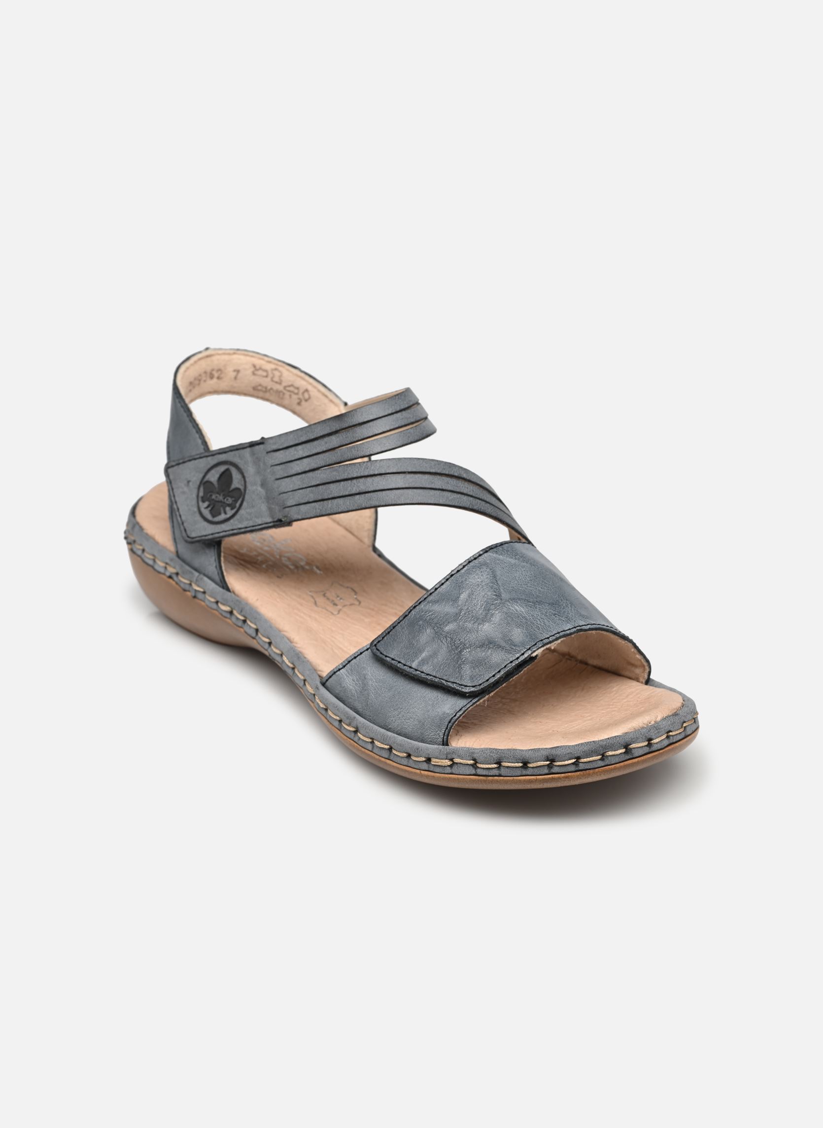Sandali piatti 65964 donna blu Rieker Sandali piatti 65964 donna blu WHITEPAZIFIK/ATLANTIC