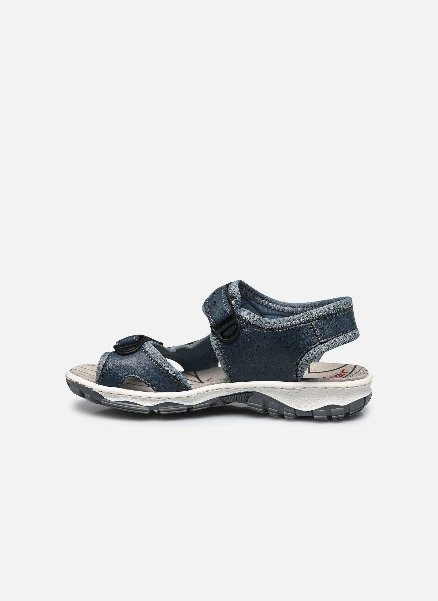 Flache Sandalen 68866 damen blau Rieker Flache Sandalen 68866 damen blau BLEU
