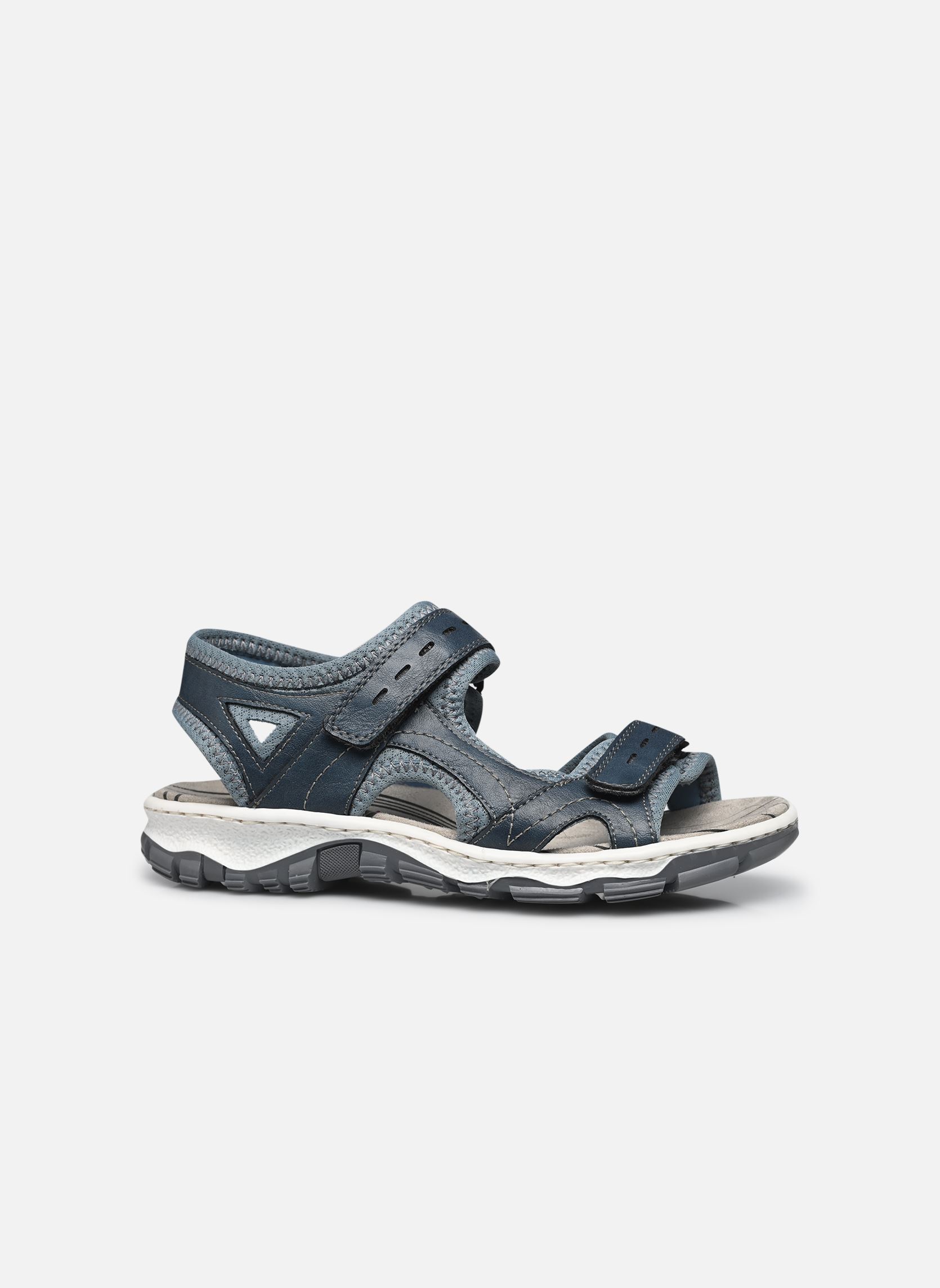 Flache Sandalen 68866 damen blau Rieker Flache Sandalen 68866 damen blau BLEU