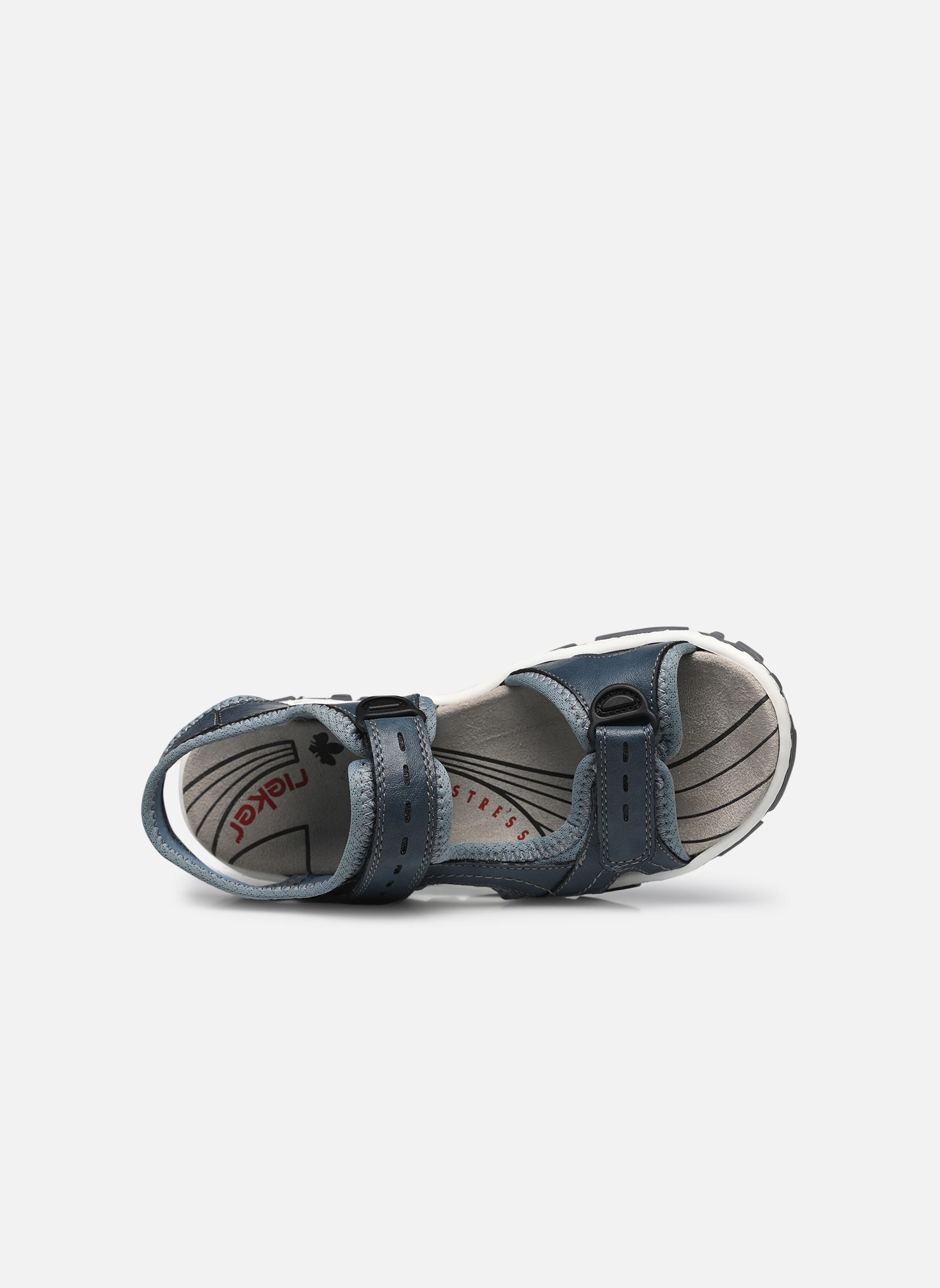 Flache Sandalen 68866 damen blau Rieker Flache Sandalen 68866 damen blau BLEU