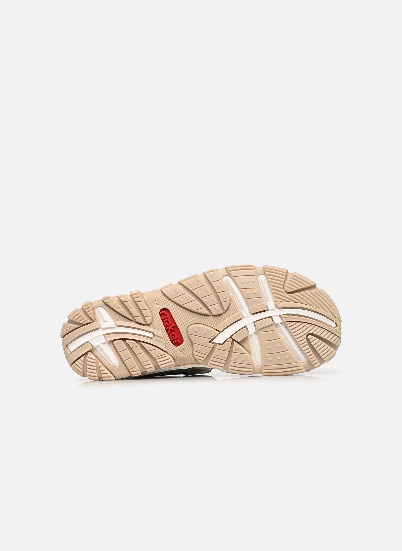 Sandales plates 68866 femme multicolore Rieker Sandales plates 68866 femme multicolore BLEU/CREMA/PEPPERMINT/NUDE/PER