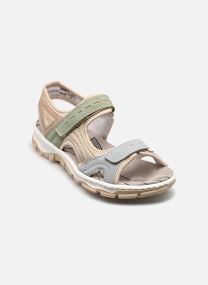 Flache Sandalen 68866 damen blau
