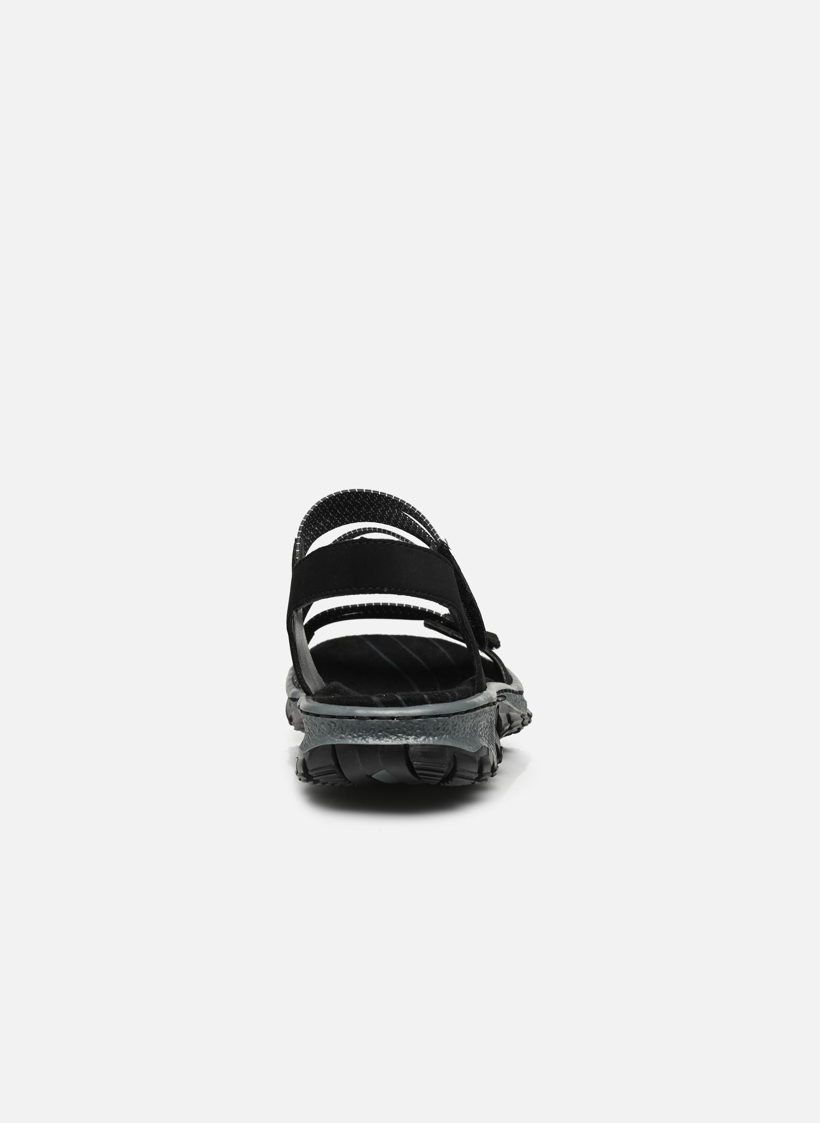 Sandales plates 68871 femme noir Rieker Sandales plates 68871 femme noir SCHWARZ/PAZIFIK-WEISS