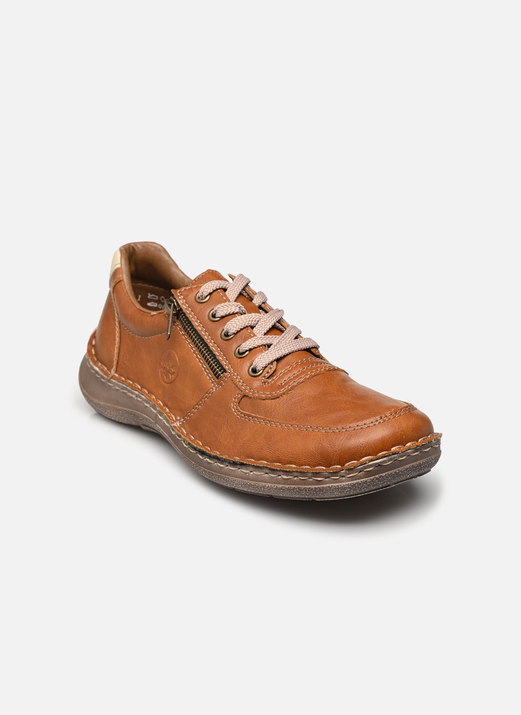 Lage sneakers 03030 heren bruin Rieker Lage sneakers 03030 heren bruin sherry/cliff