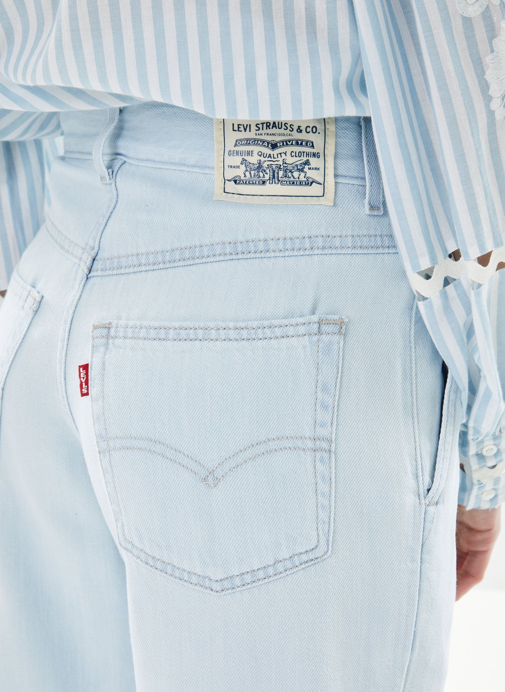 Wijde jeans / Flared Jeans Featherweight Baggy dames blauw Levi's Wijde jeans / Flared Jeans Featherweight Baggy dames blauw Poole Party