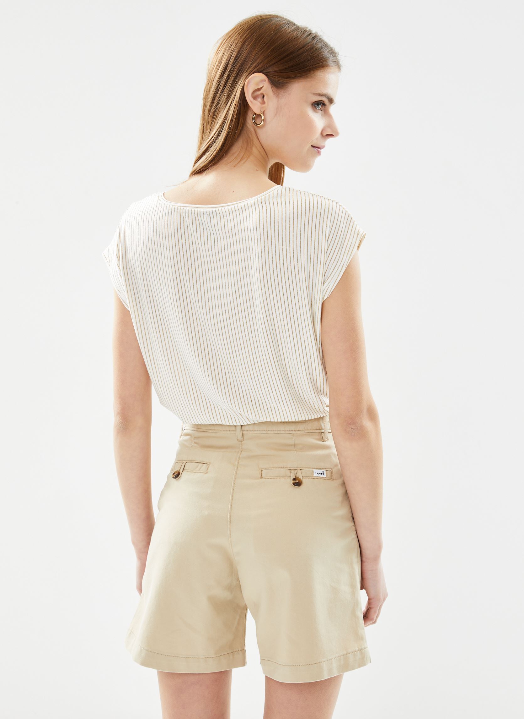 Shorts Pleated Trouser Short damen gelb Levi's Shorts Pleated Trouser Short damen gelb Safari