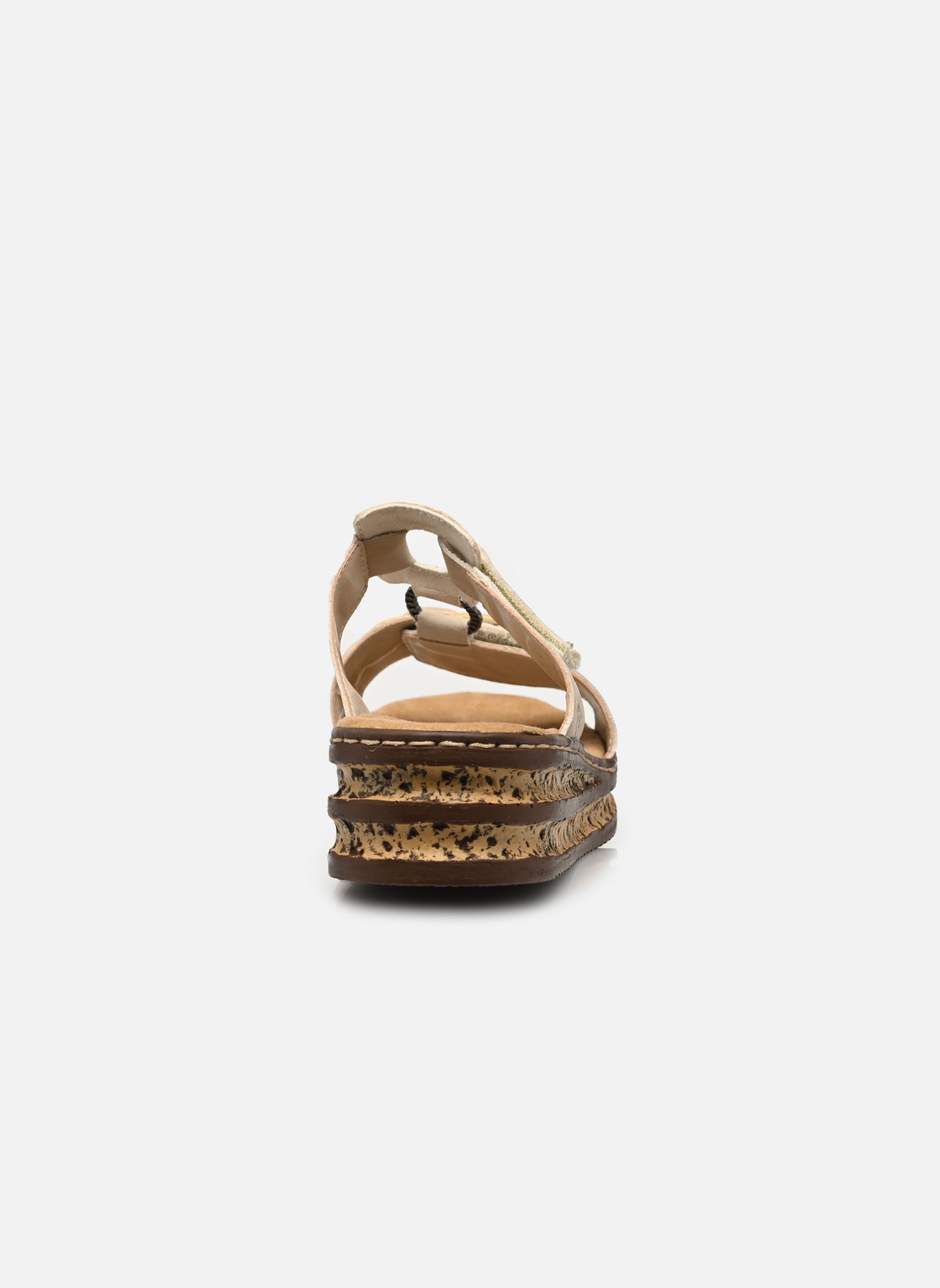 Mules et sabots 62936 femme beige Rieker Mules et sabots 62936 femme beige CLIFF/MUSCHEL/LIGHTGOLD