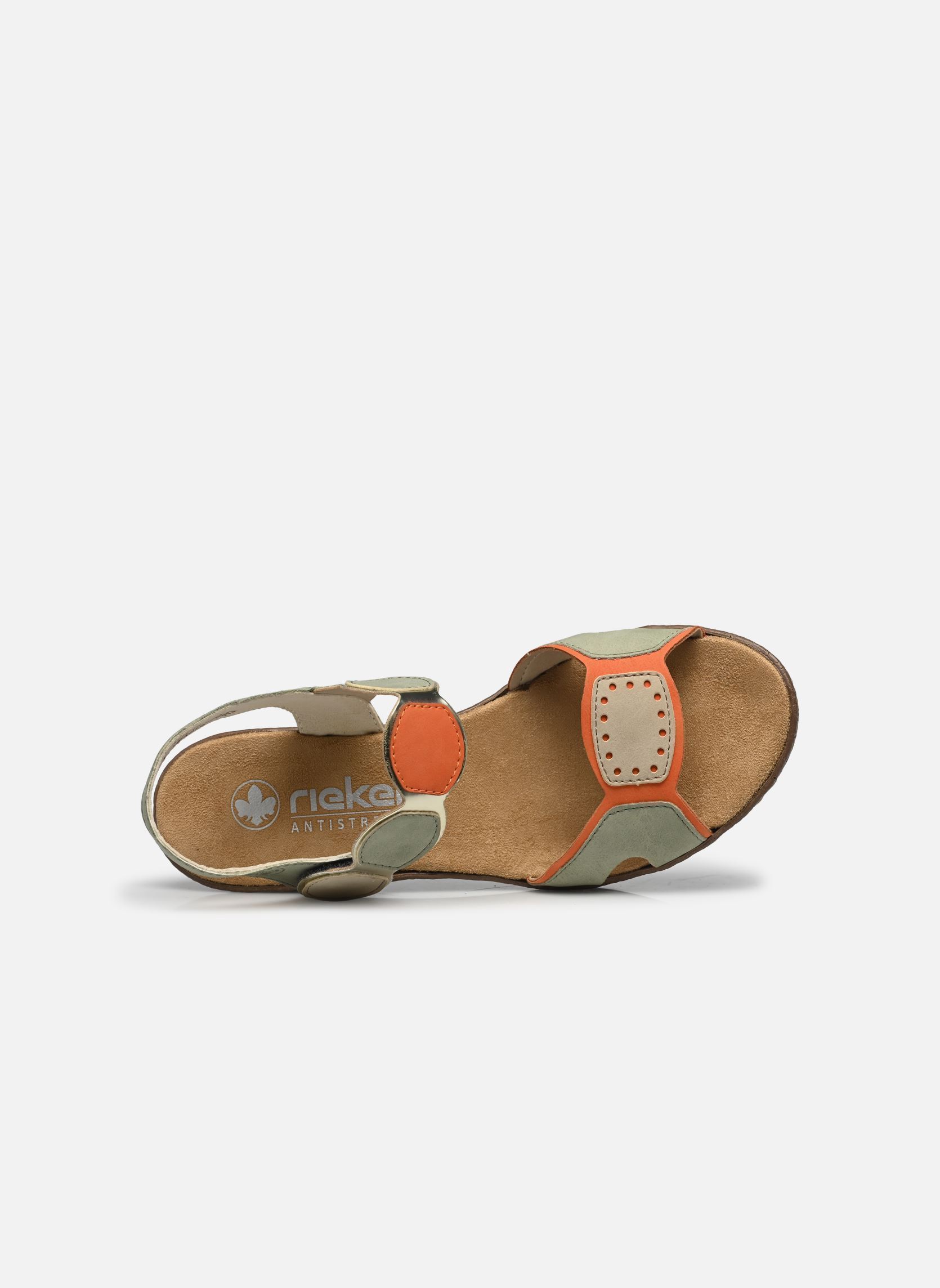 Sandales 63876 femme multicolore Rieker Sandales 63876 femme multicolore MULTICOLORE 91