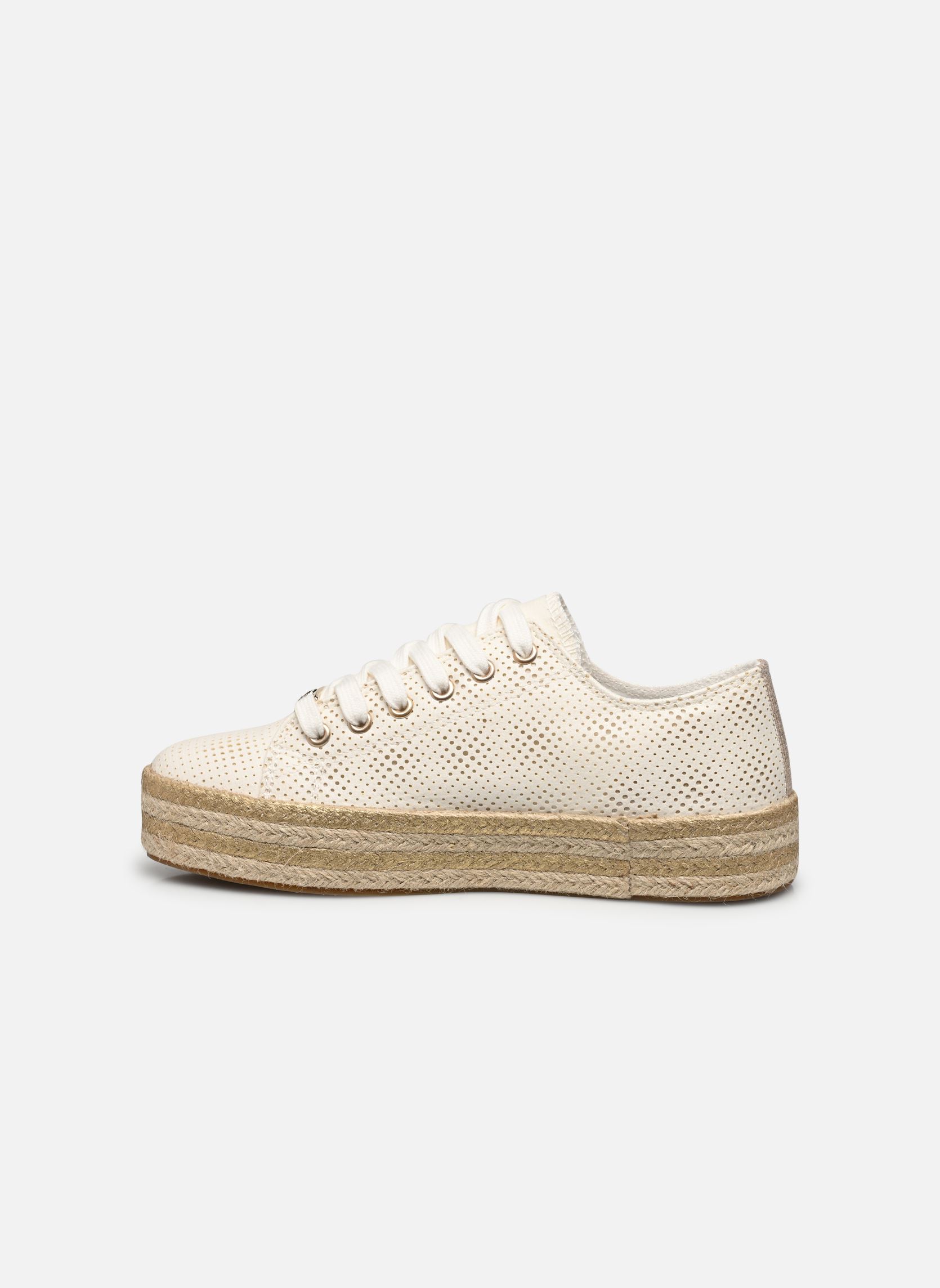 Zapatillas de cuña 94005 mujer beige Rieker Zapatillas de cuña 94005 mujer beige PERLWEISS