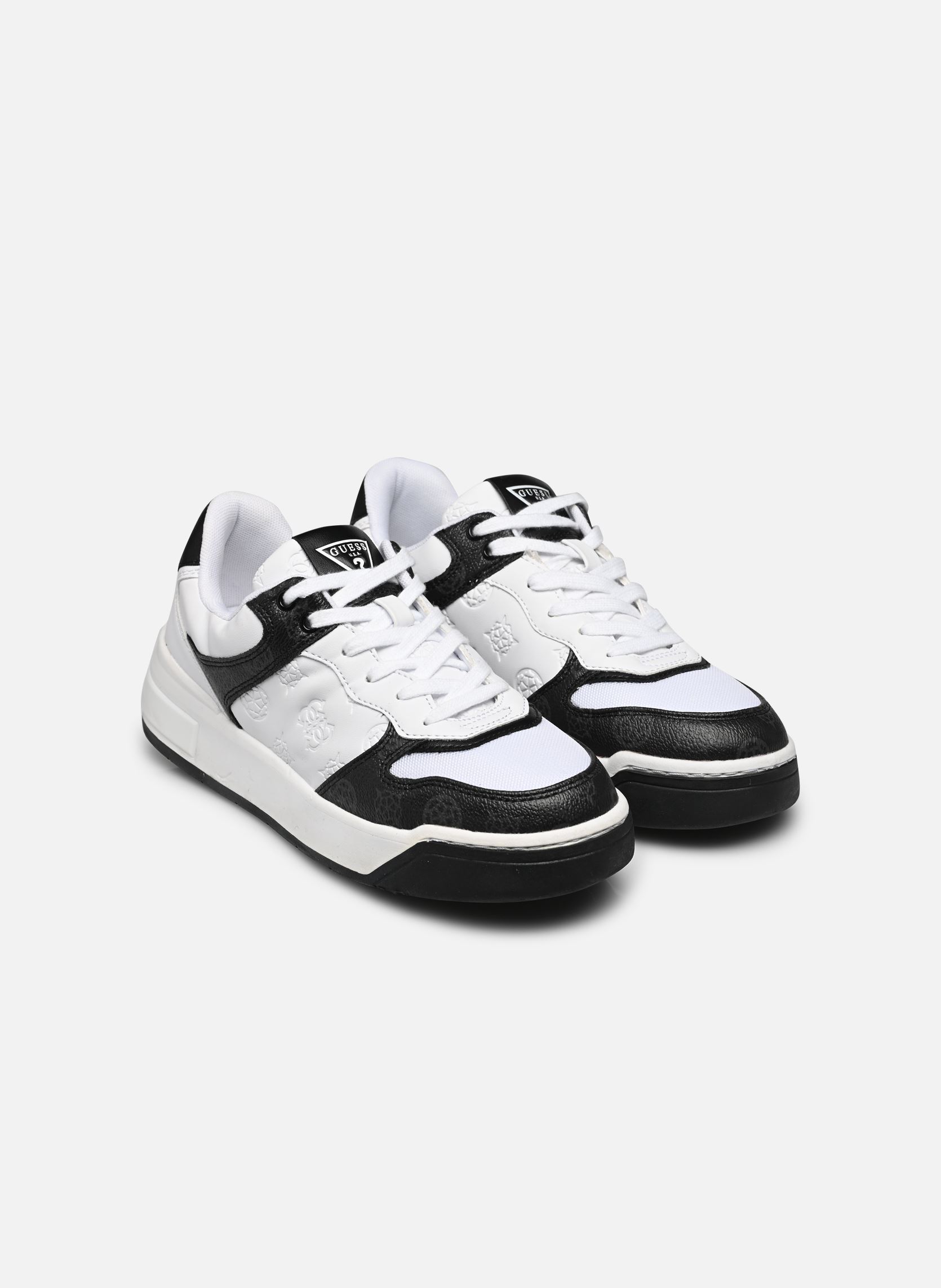 Lage sneakers CLARKZ dames wit Guess Lage sneakers CLARKZ dames wit White black