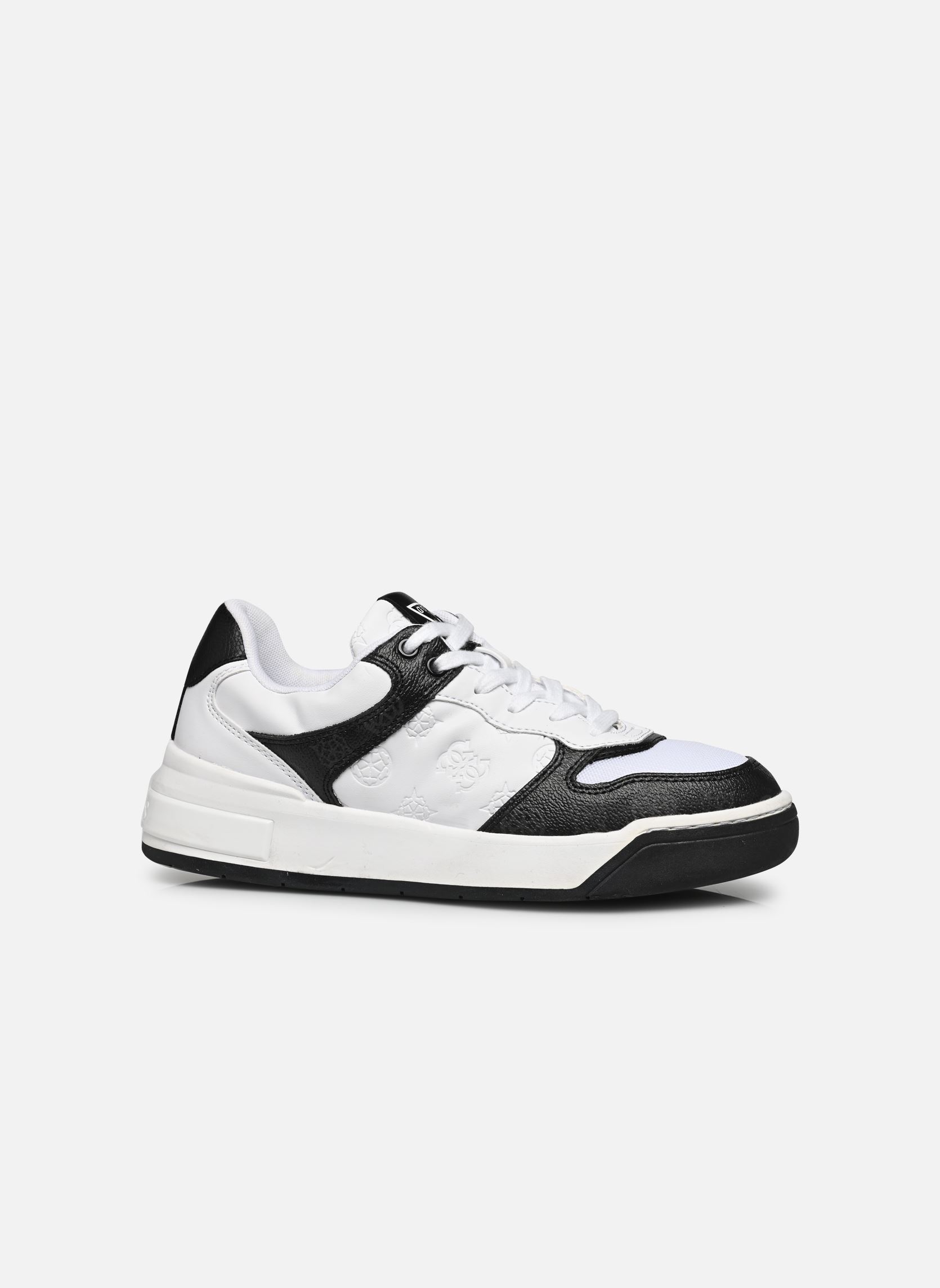Lage sneakers CLARKZ dames wit Guess Lage sneakers CLARKZ dames wit White black