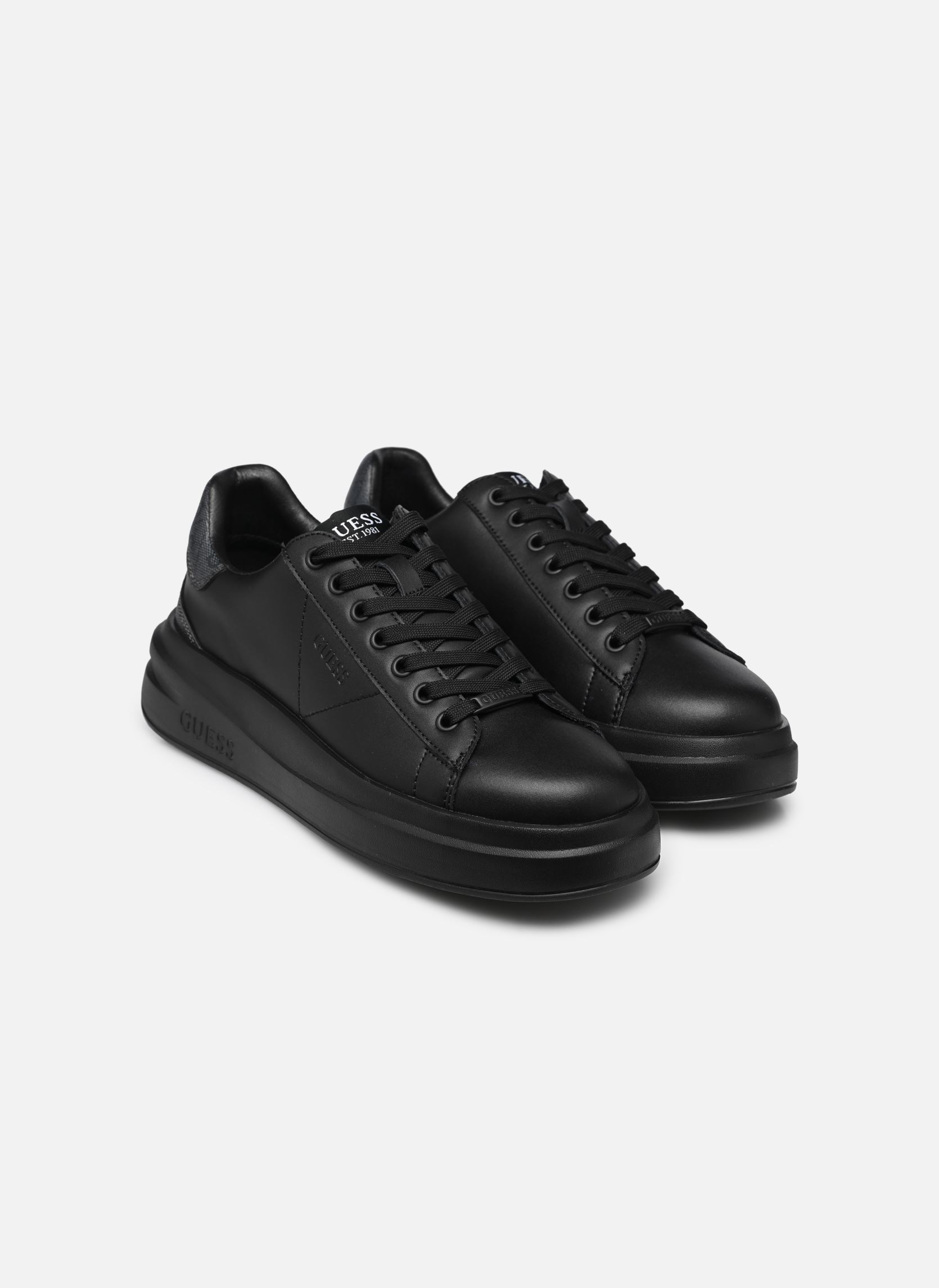 Niedrige Sneaker ELBINA damen schwarz Guess Niedrige Sneaker ELBINA damen schwarz Black