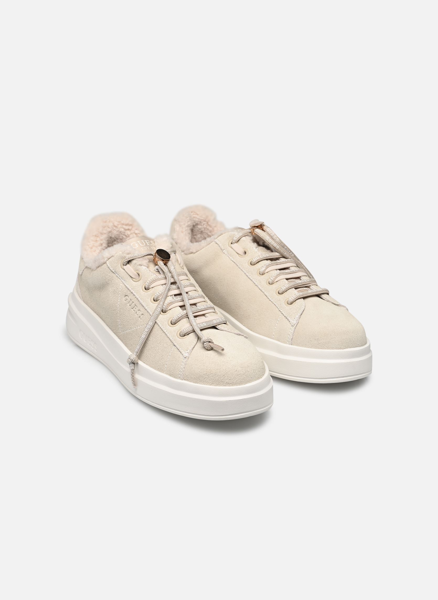 Niedrige Sneaker ELBINA damen beige Guess Niedrige Sneaker ELBINA damen beige Beige