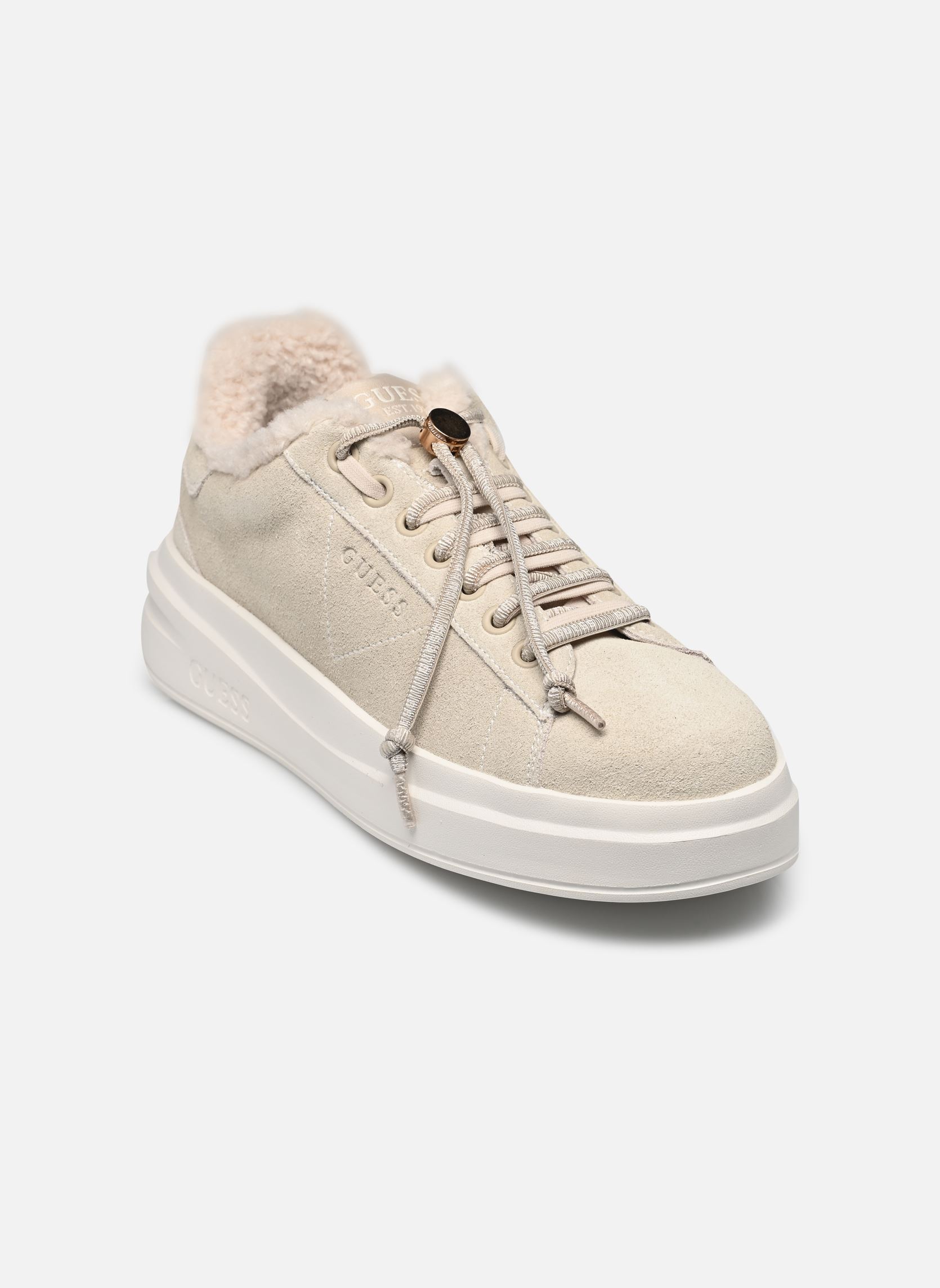 Niedrige Sneaker ELBINA damen beige Guess Niedrige Sneaker ELBINA damen beige Beige