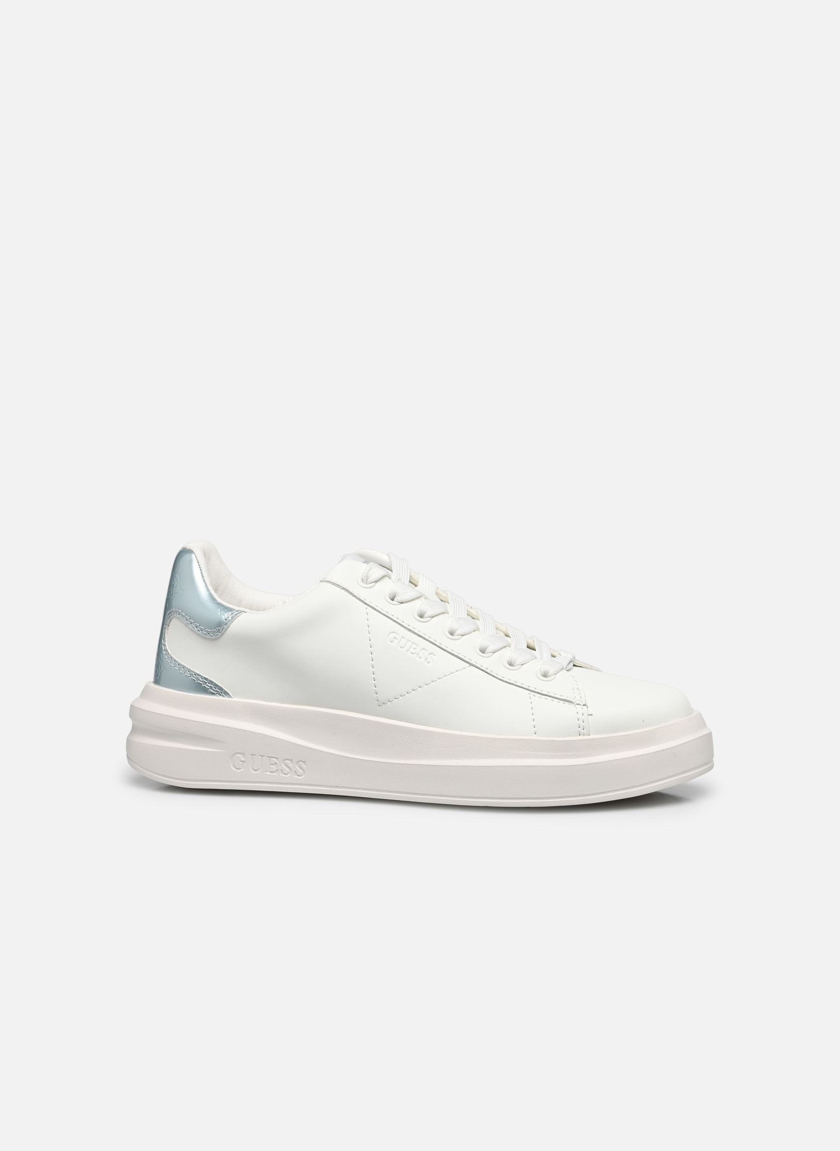 Lage sneakers ELBINA dames wit Guess Lage sneakers ELBINA dames wit White Blue