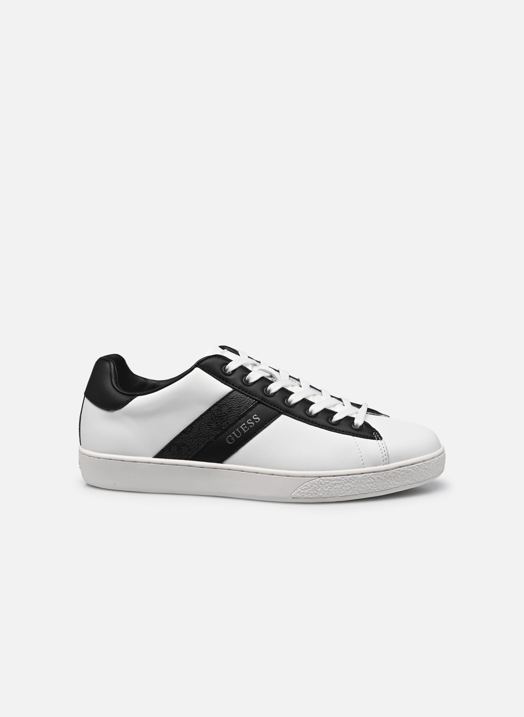 Lage sneakers NOLA II heren wit Guess Lage sneakers NOLA II heren wit White black