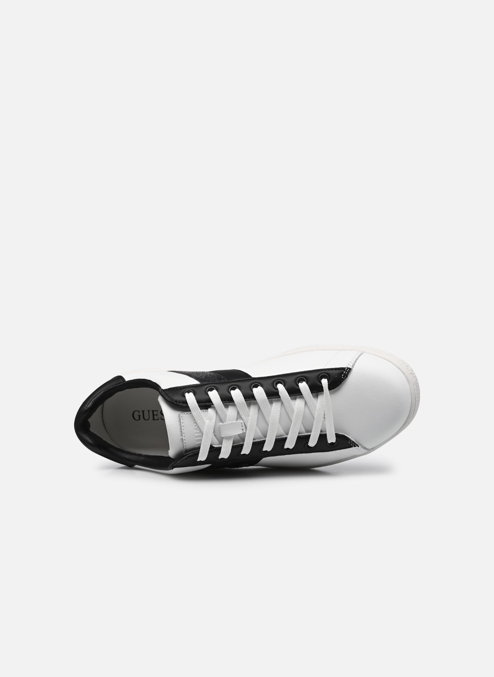 Lage sneakers NOLA II heren wit Guess Lage sneakers NOLA II heren wit White black