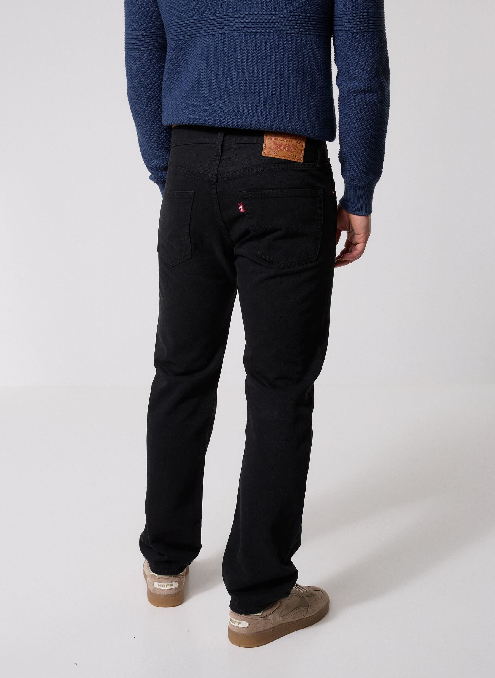 Jeans droit 501® LEVI'S® ORIGINAL homme bleu Levi's Jeans droit 501® LEVI'S® ORIGINAL homme bleu MEDIUM DARK INDIGO WORN