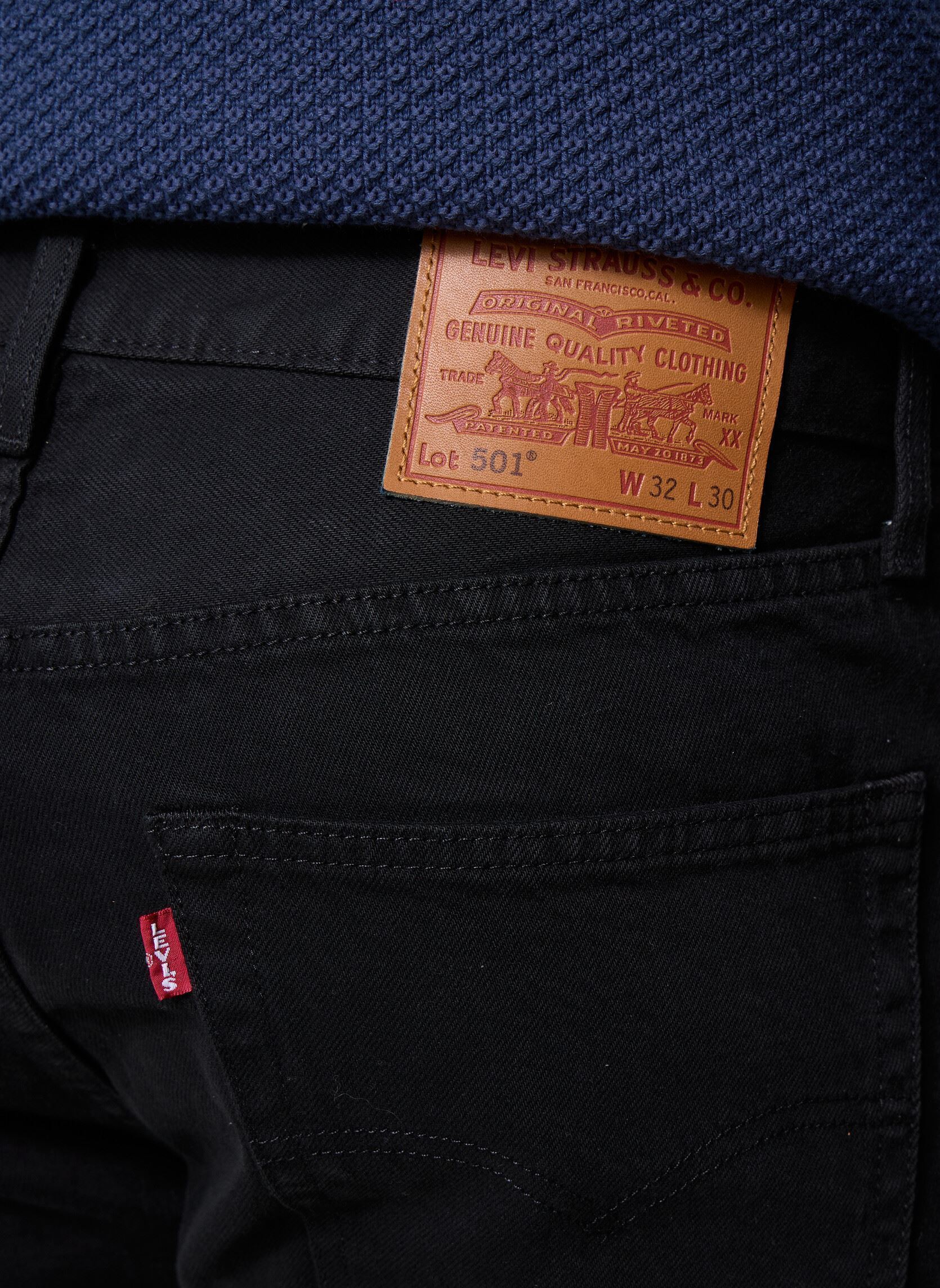 Jeans droit 501® LEVI'S® ORIGINAL homme bleu Levi's Jeans droit 501® LEVI'S® ORIGINAL homme bleu MEDIUM DARK INDIGO WORN