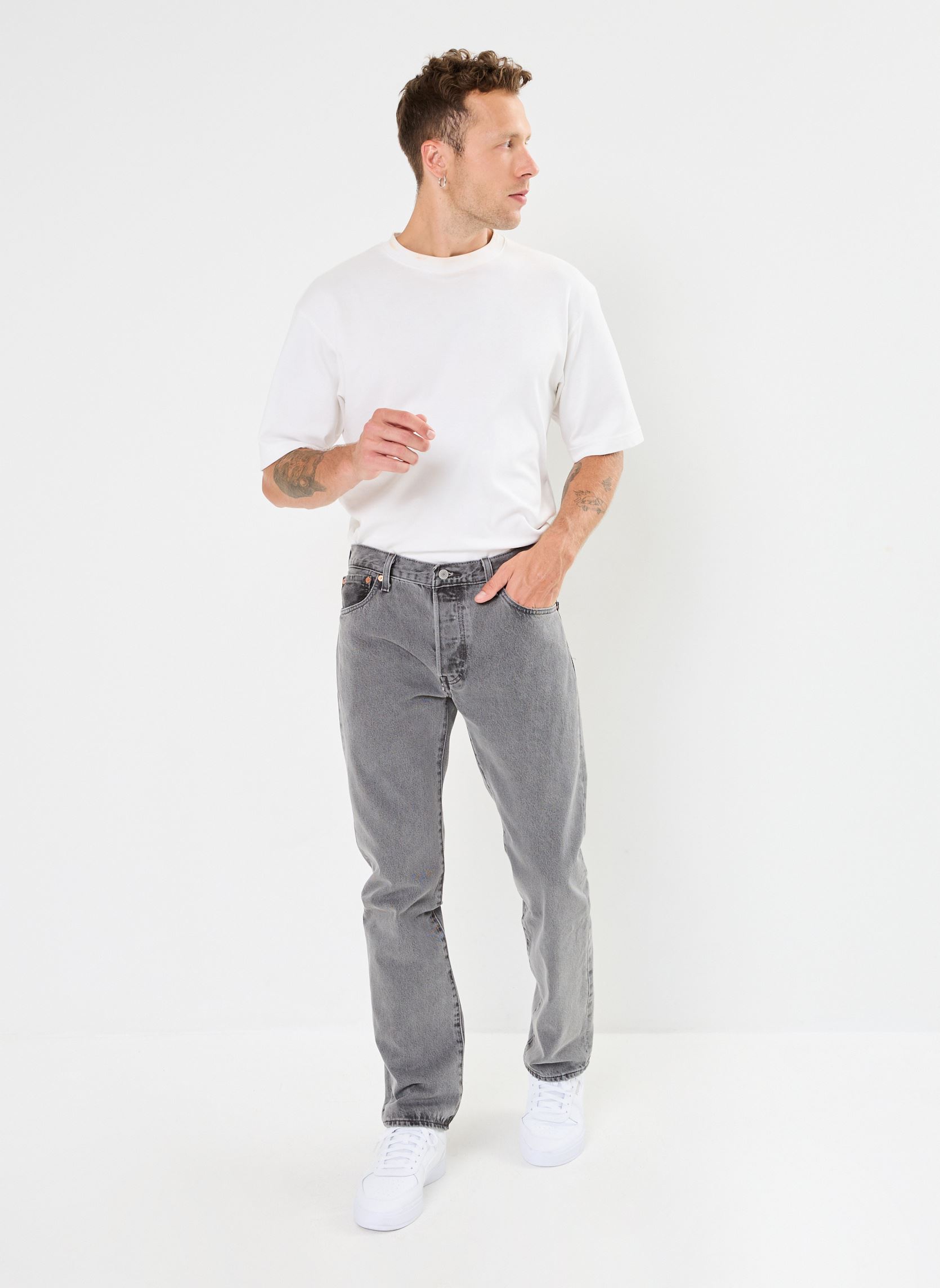 Jeans droit 501® LEVI'S® ORIGINAL homme gris Levi's Jeans droit 501® LEVI'S® ORIGINAL homme gris WALK DOWN BROADWAY