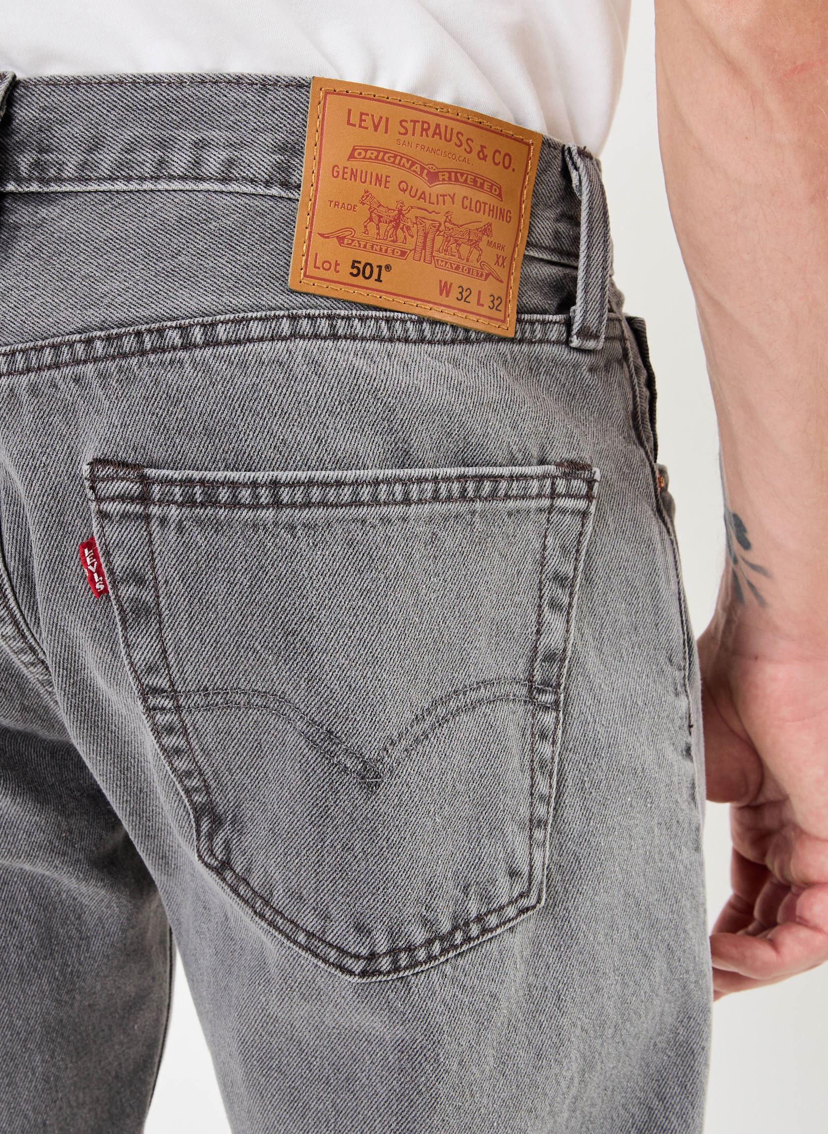Jeans droit 501® LEVI'S® ORIGINAL homme gris Levi's Jeans droit 501® LEVI'S® ORIGINAL homme gris WALK DOWN BROADWAY