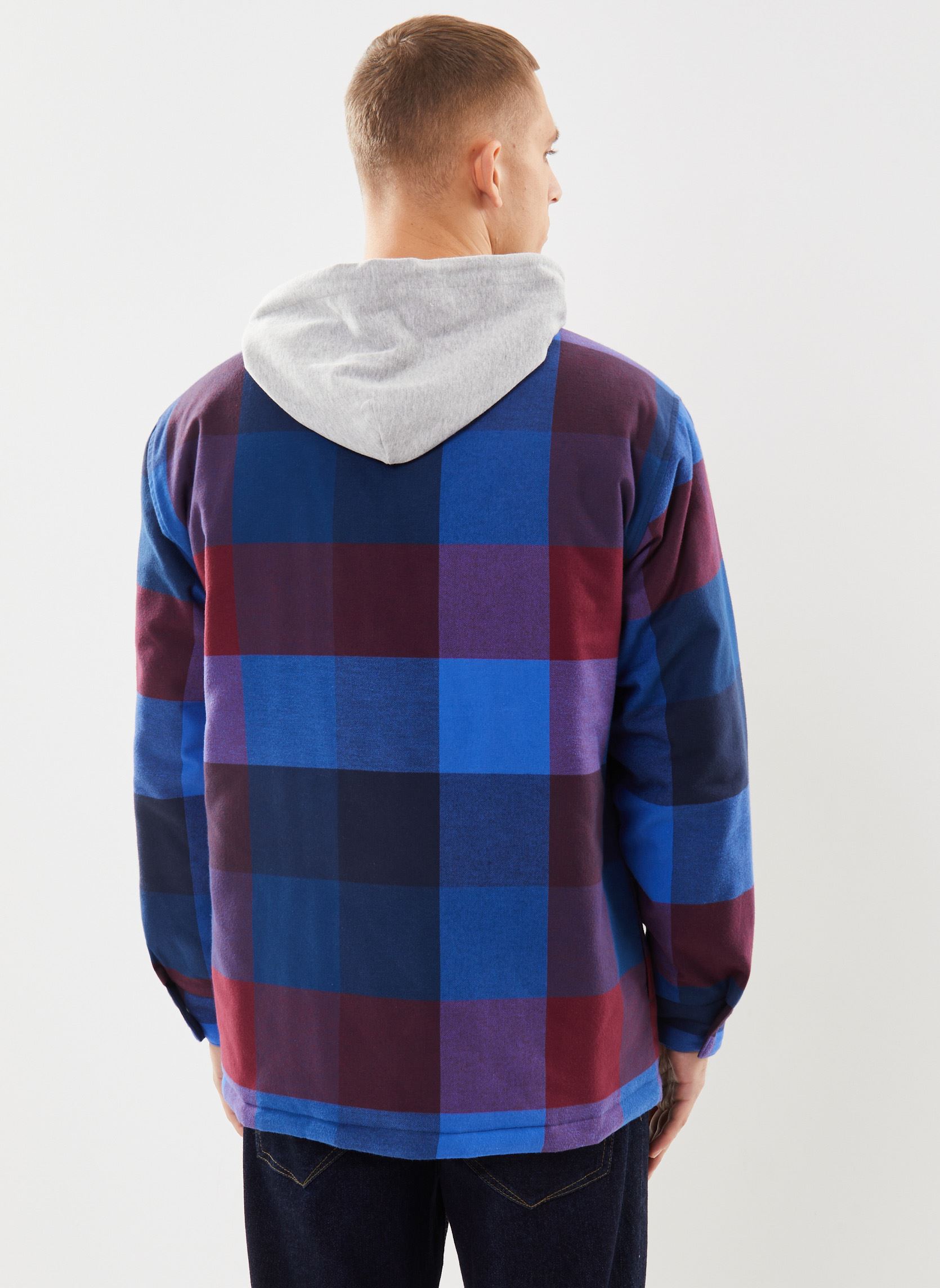Vestes HOODED JACK WORKER homme bleu Levi's Vestes HOODED JACK WORKER homme bleu CAPITOLA PLAID NAVY