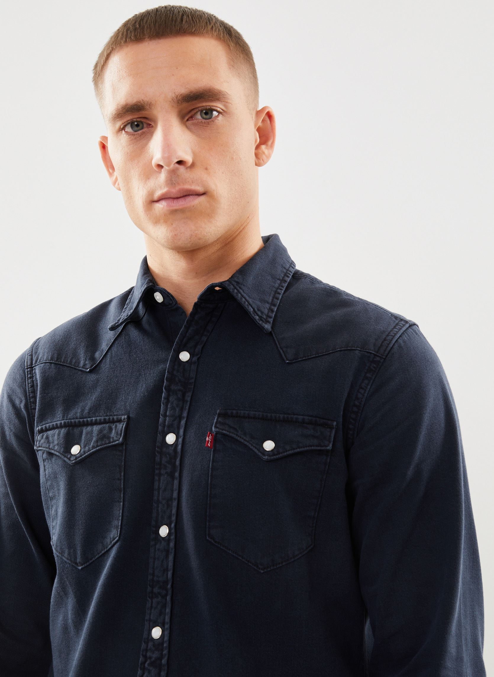 Hemden CLASSIC WESTERN STANDARD herren blau Levi's Hemden CLASSIC WESTERN STANDARD herren blau WEBSTER BLUE BLK OVE