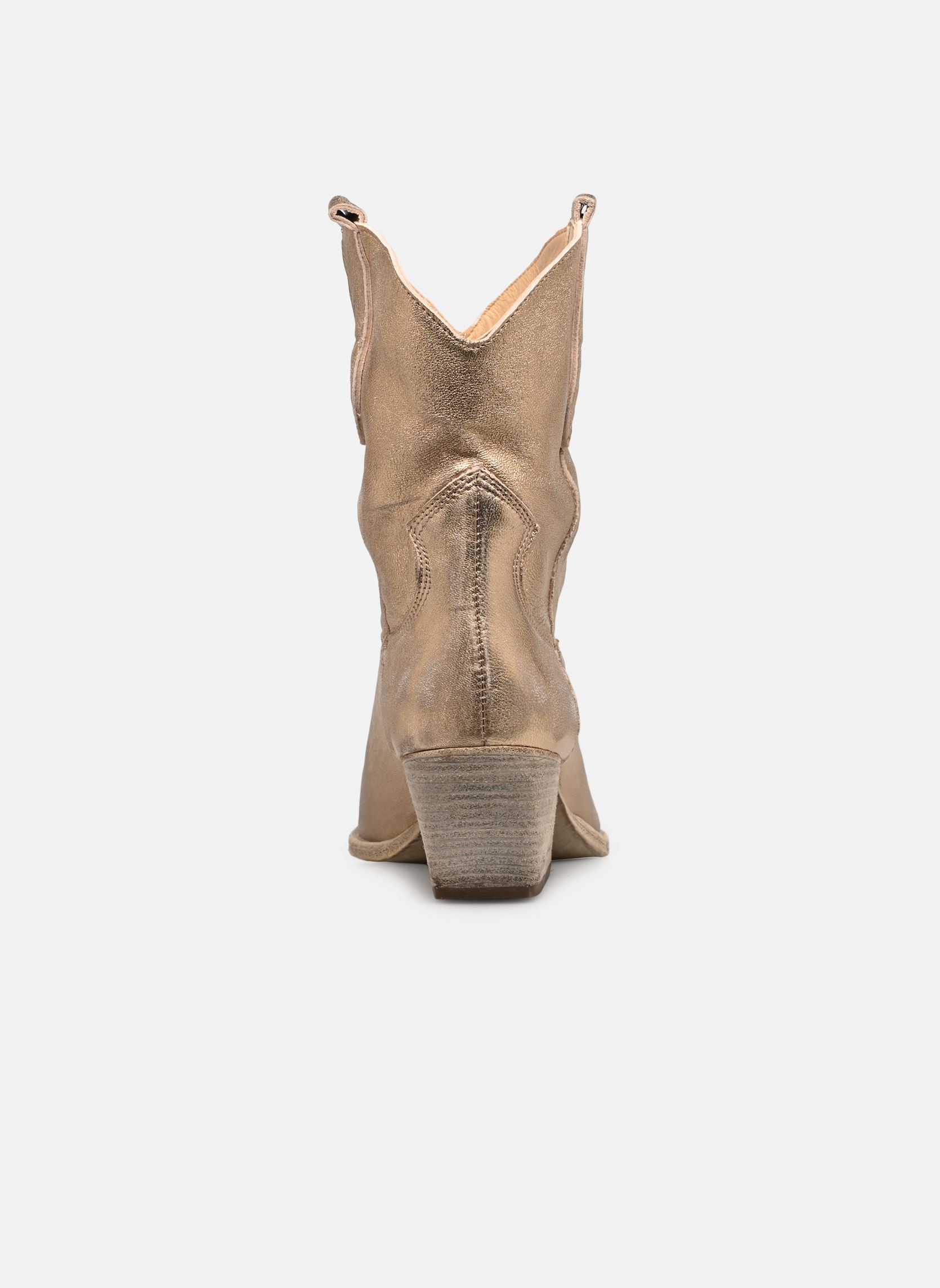 Cowboy-Stiefeletten E690E3 damen gold und bronze Semerdjian Cowboy-Stiefeletten E690E3 damen gold und bronze BERG NUDE