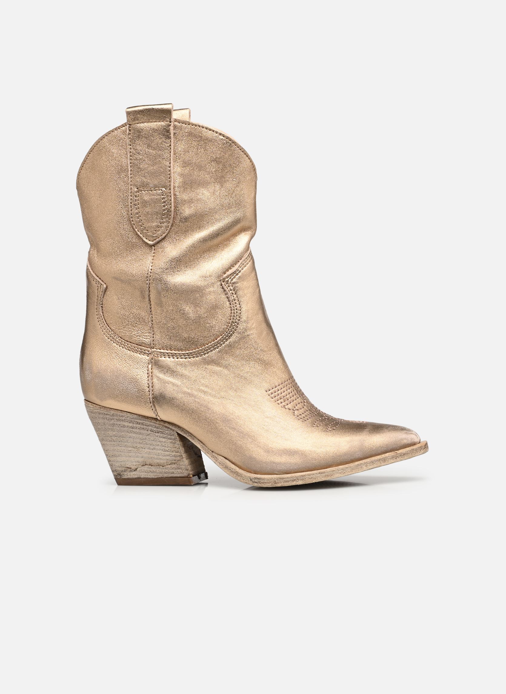 Cowboy-Stiefeletten E690E3 damen gold und bronze Semerdjian Cowboy-Stiefeletten E690E3 damen gold und bronze BERG NUDE