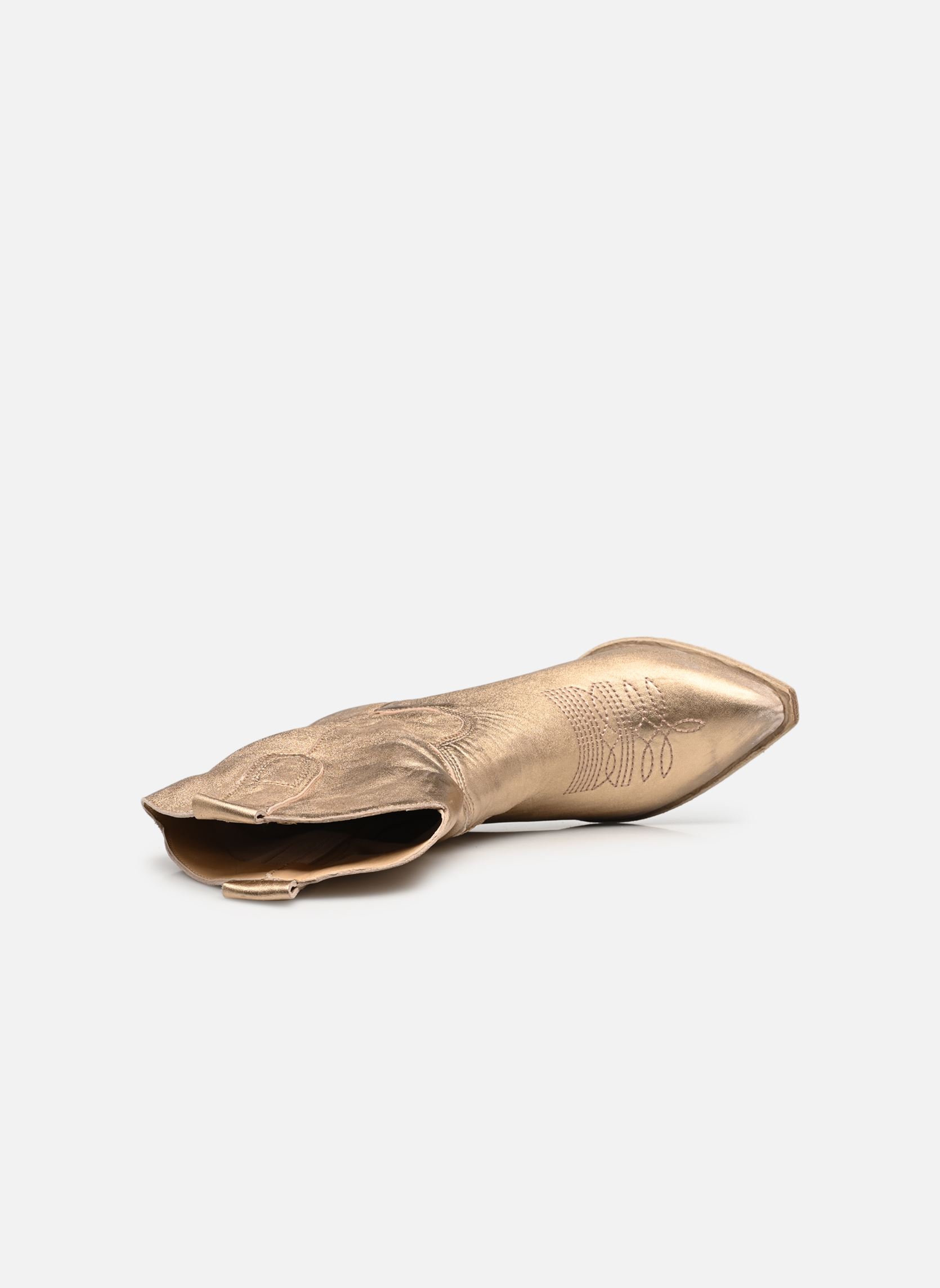 Cowboy-Stiefeletten E690E3 damen gold und bronze Semerdjian Cowboy-Stiefeletten E690E3 damen gold und bronze BERG NUDE