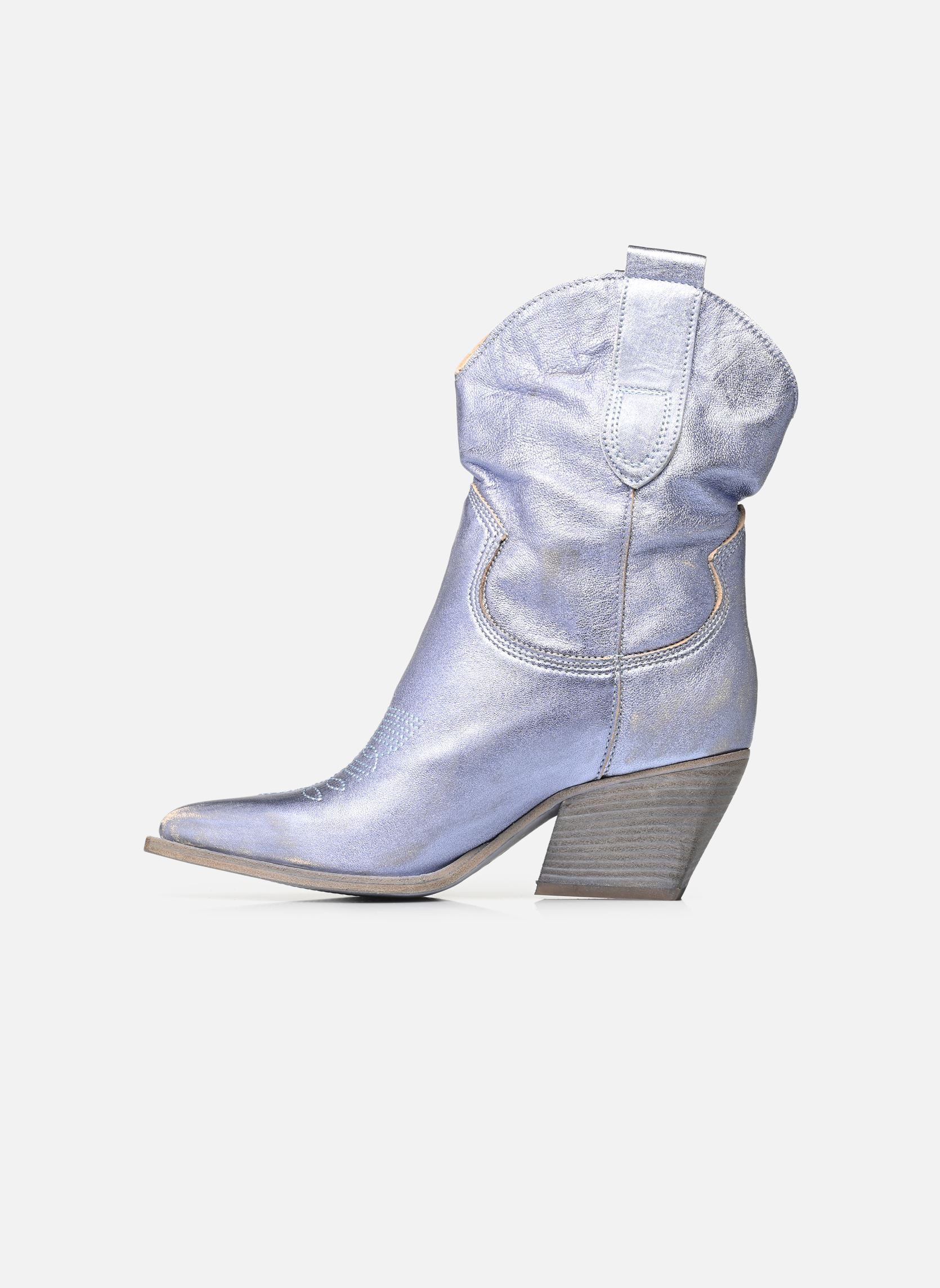 Cowboy-Stiefeletten E690E3 damen silber Semerdjian Cowboy-Stiefeletten E690E3 damen silber BERG JEANS