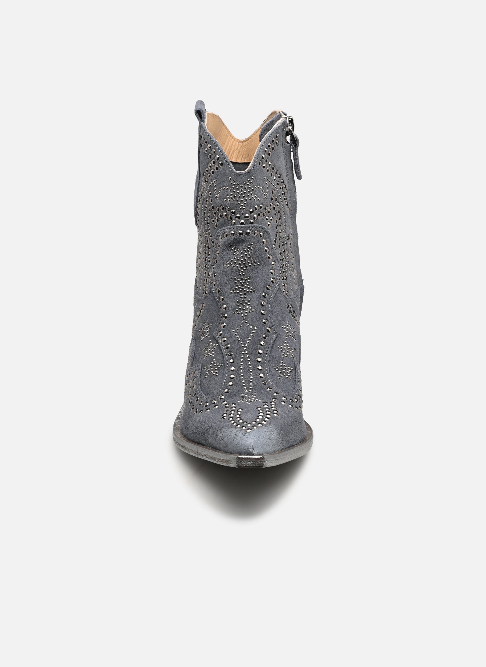 Bottines santiags M702M25 femme bleu Semerdjian Bottines santiags M702M25 femme bleu CAMOSCIO DENIM