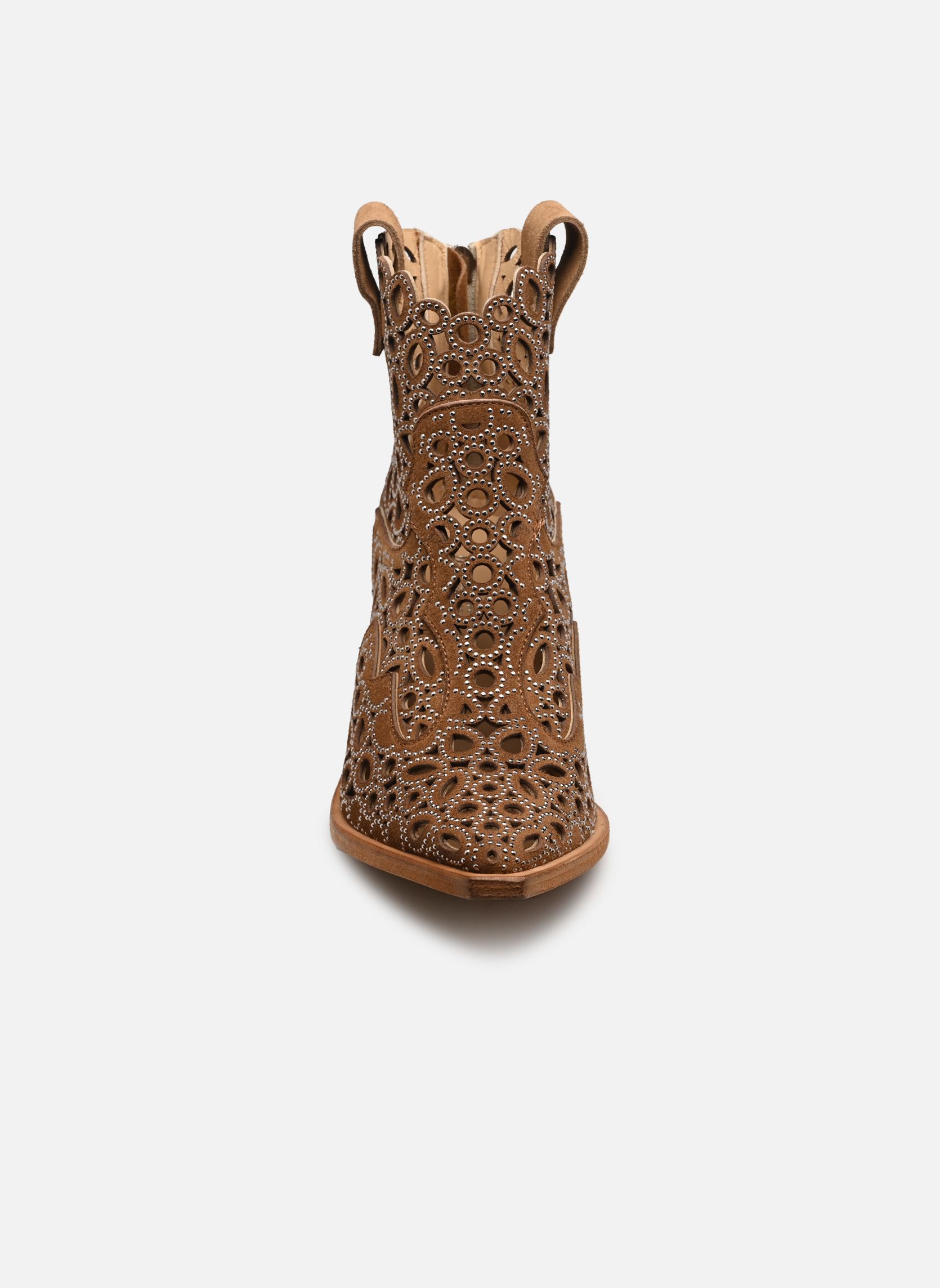 Cowboy-Stiefeletten M702M17 damen braun Semerdjian Cowboy-Stiefeletten M702M17 damen braun CROSTA NOCE
