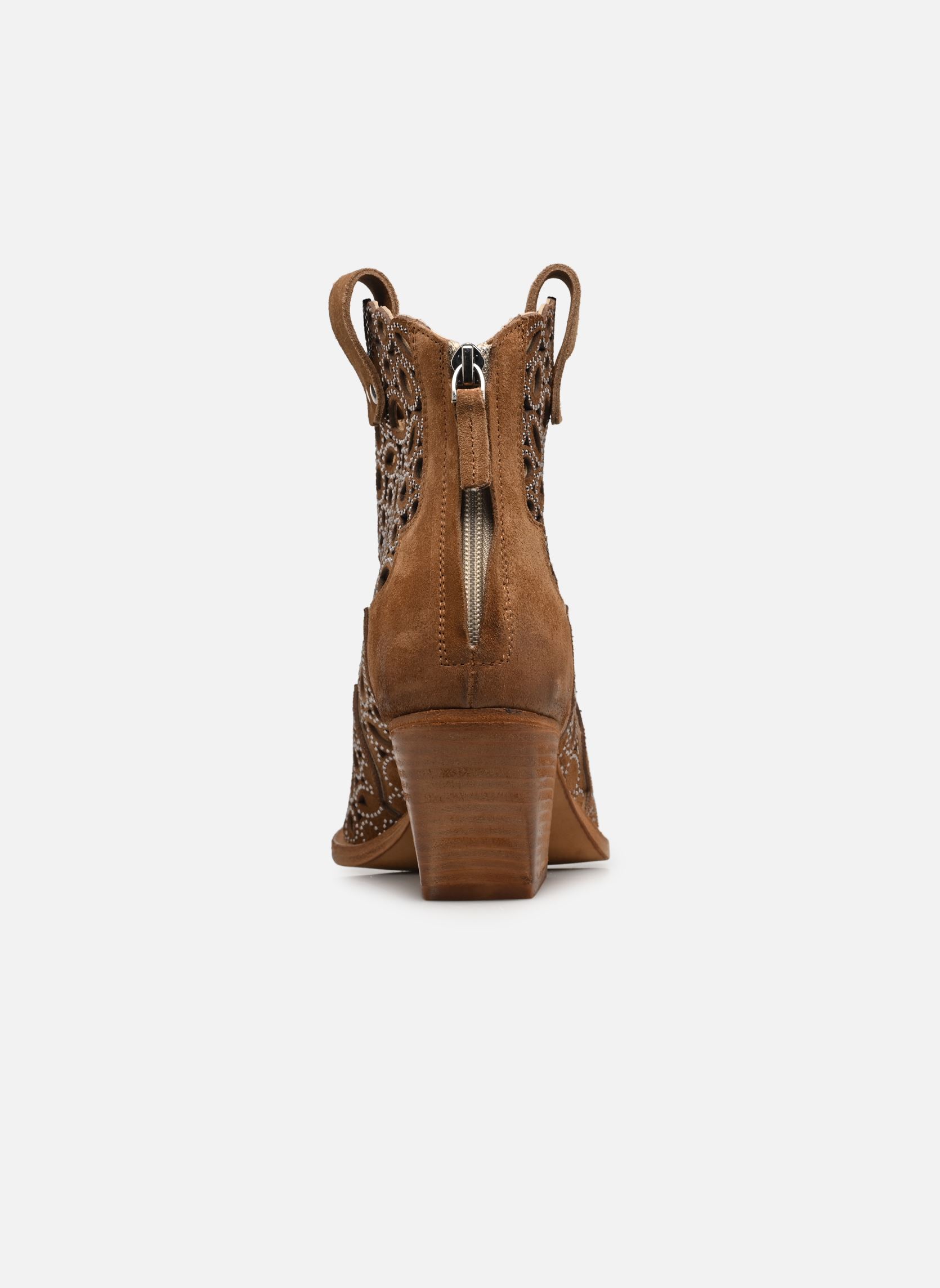 Cowboy-Stiefeletten M702M17 damen braun Semerdjian Cowboy-Stiefeletten M702M17 damen braun CROSTA NOCE