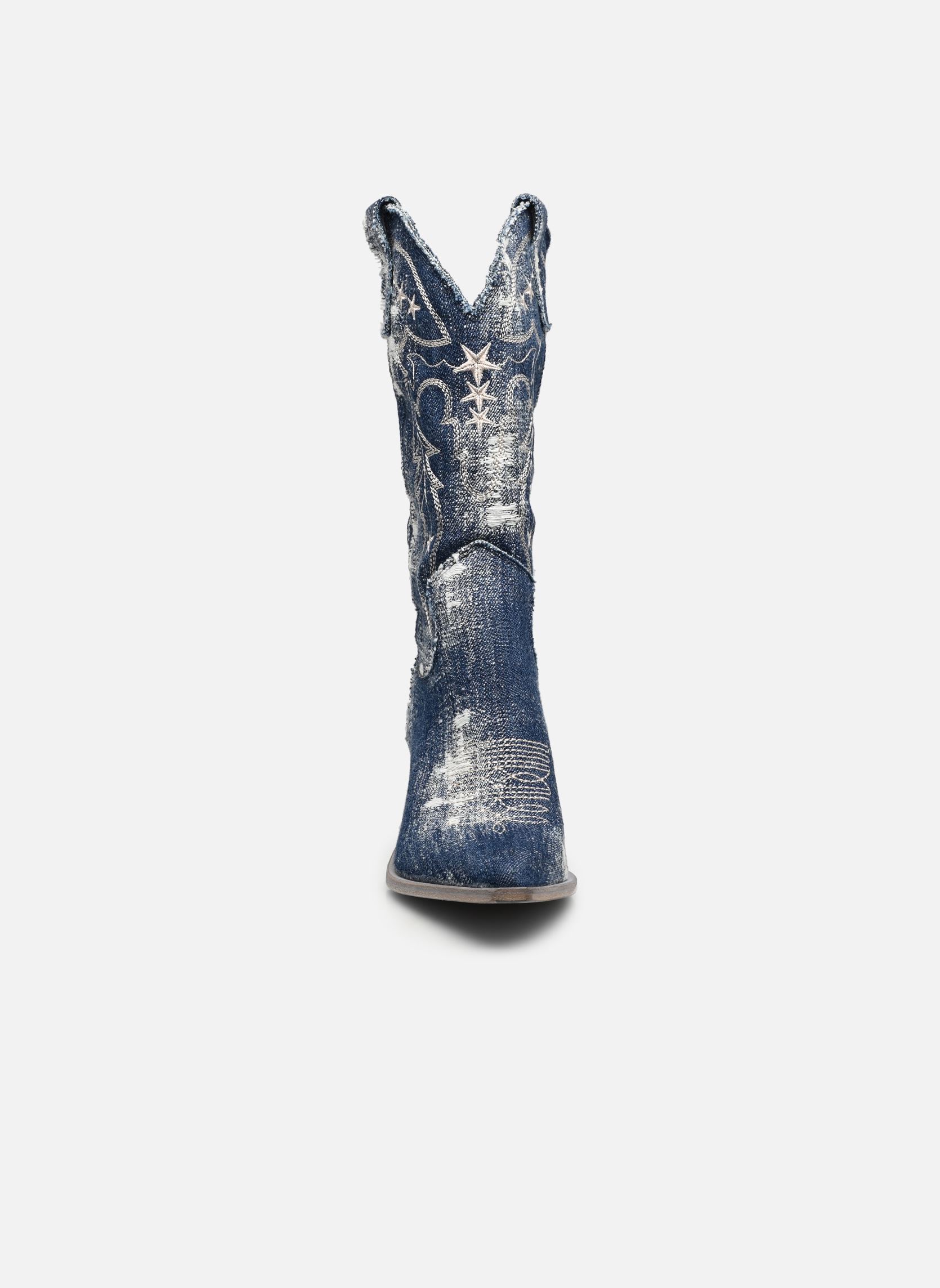 Bottines santiags M690M27 femme bleu Semerdjian Bottines santiags M690M27 femme bleu JEANS