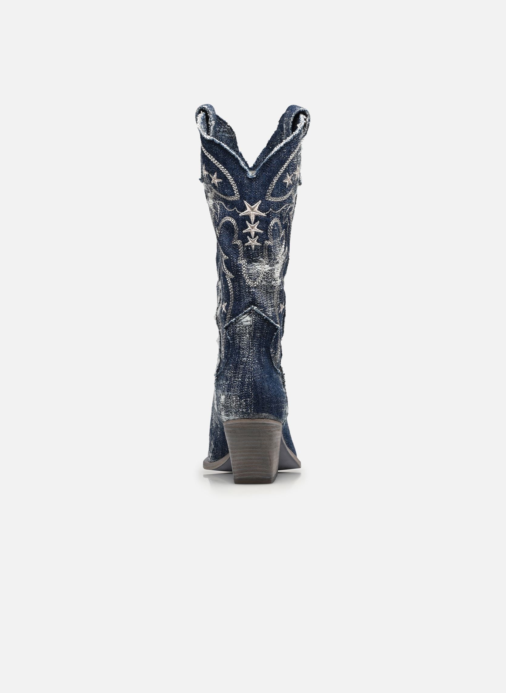 Bottines santiags M690M27 femme bleu Semerdjian Bottines santiags M690M27 femme bleu JEANS