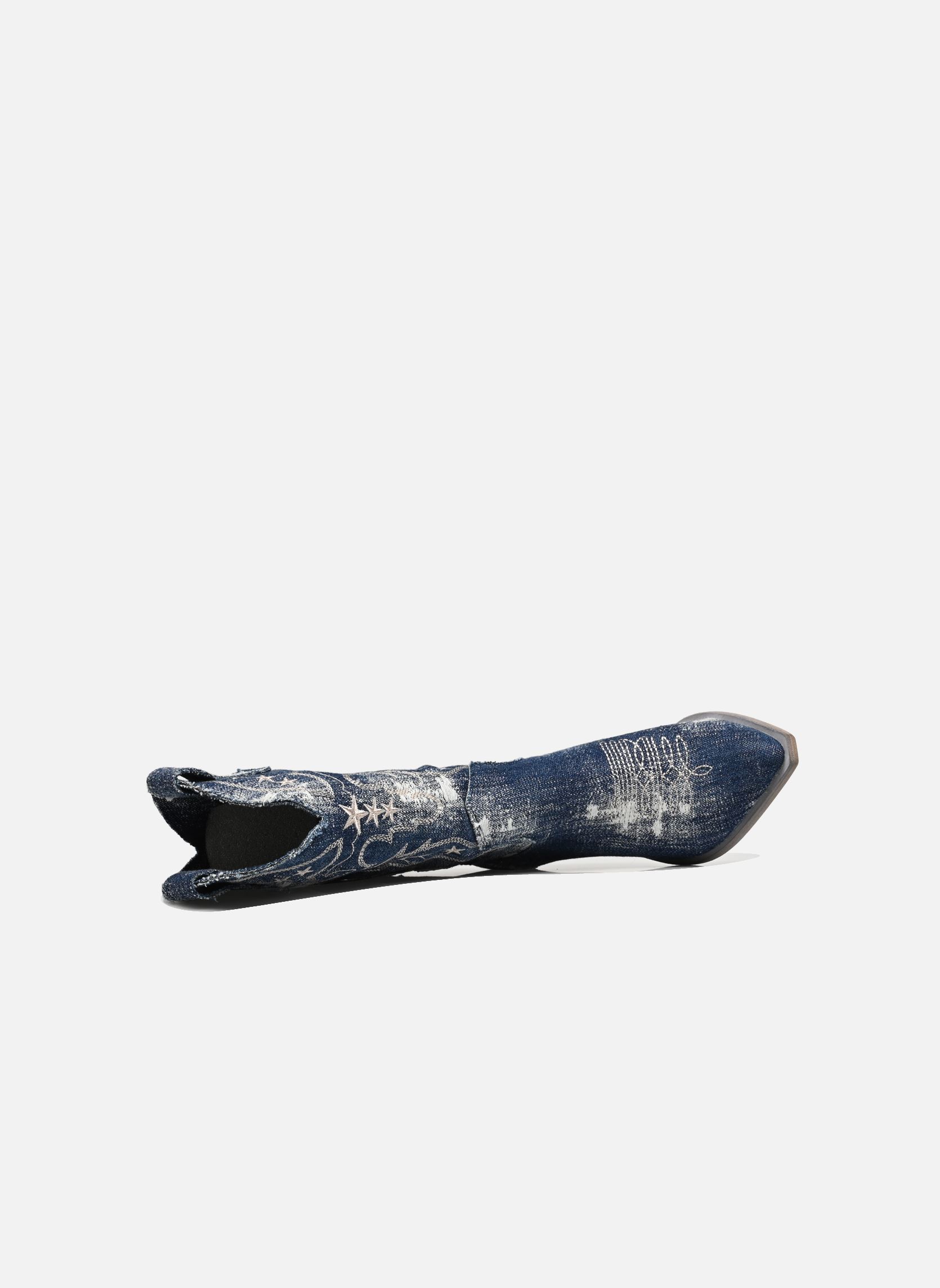 Bottines santiags M690M27 femme bleu Semerdjian Bottines santiags M690M27 femme bleu JEANS