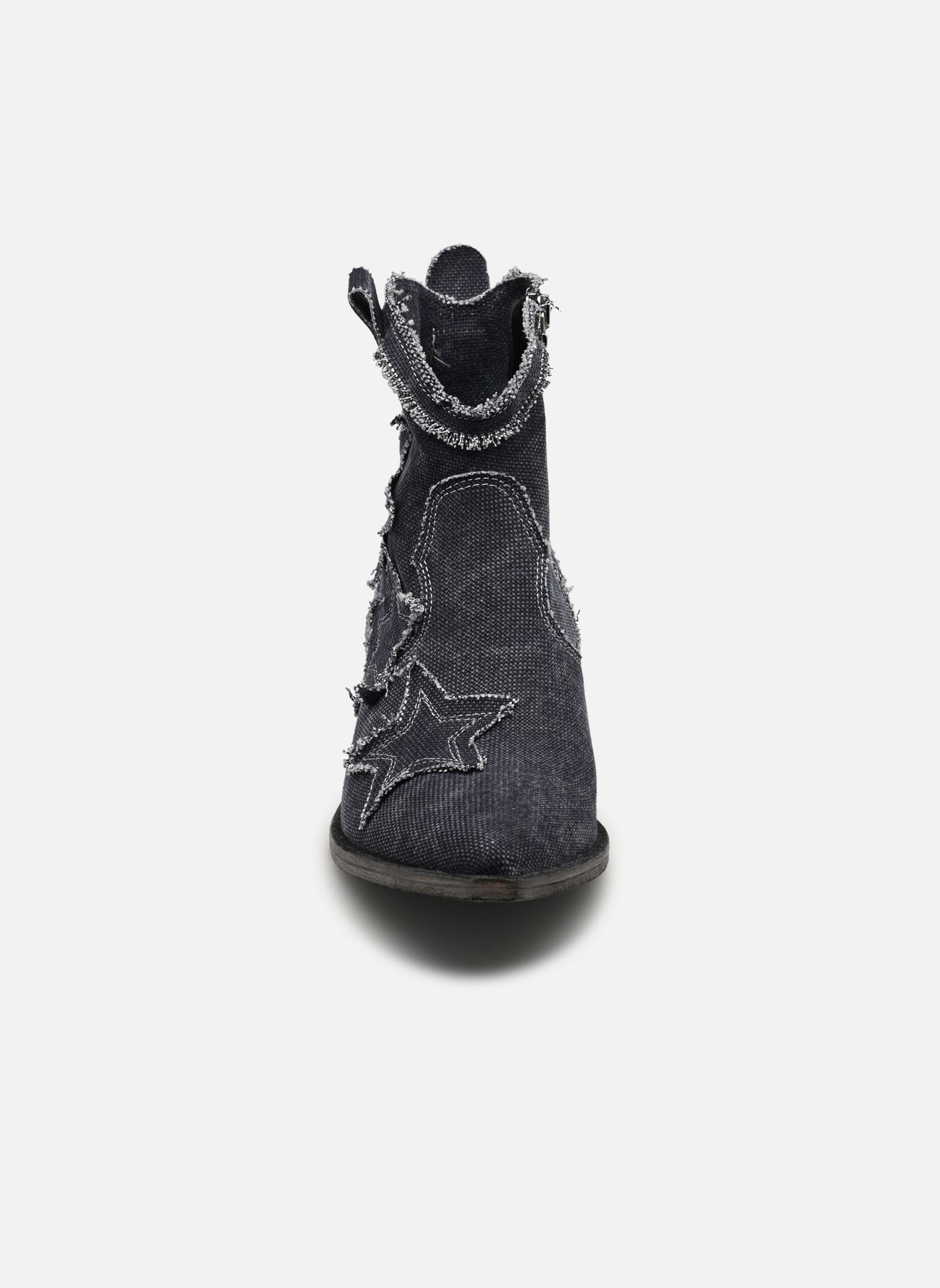Cowboy boots M374B6 dames blauw Semerdjian Cowboy boots M374B6 dames blauw CANVAS JEANS