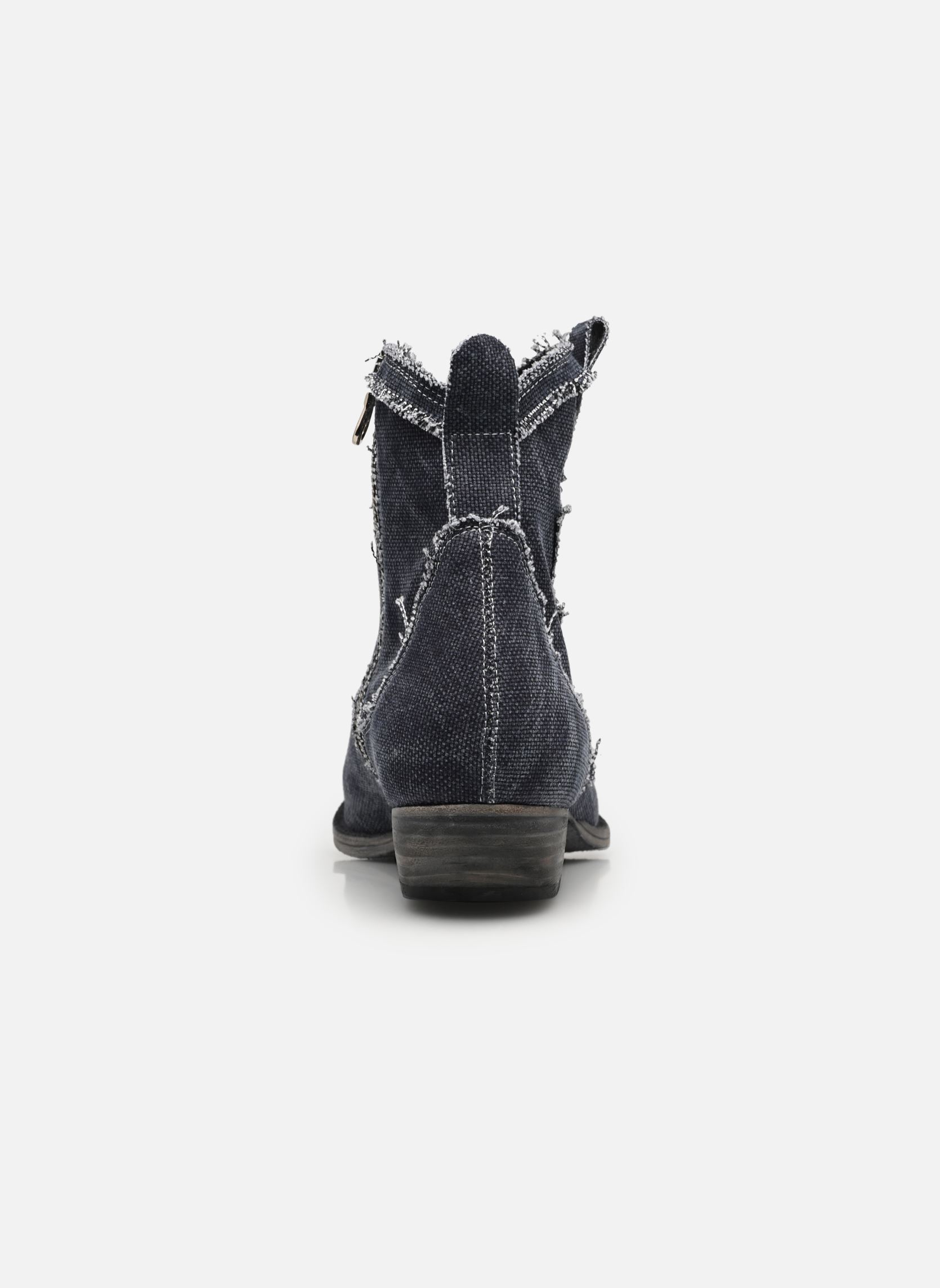 Cowboy boots M374B6 dames blauw Semerdjian Cowboy boots M374B6 dames blauw CANVAS JEANS