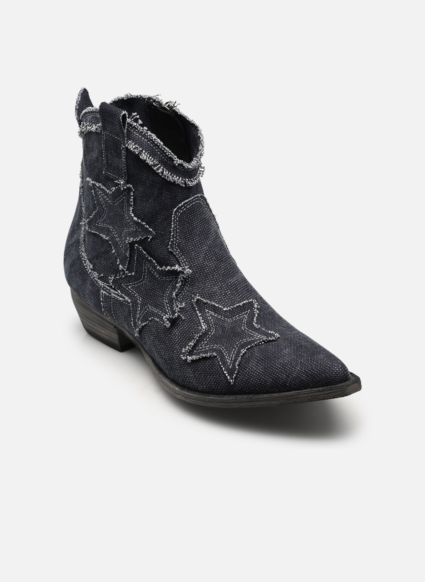 Cowboy boots M374B6 dames blauw Semerdjian Cowboy boots M374B6 dames blauw CANVAS JEANS