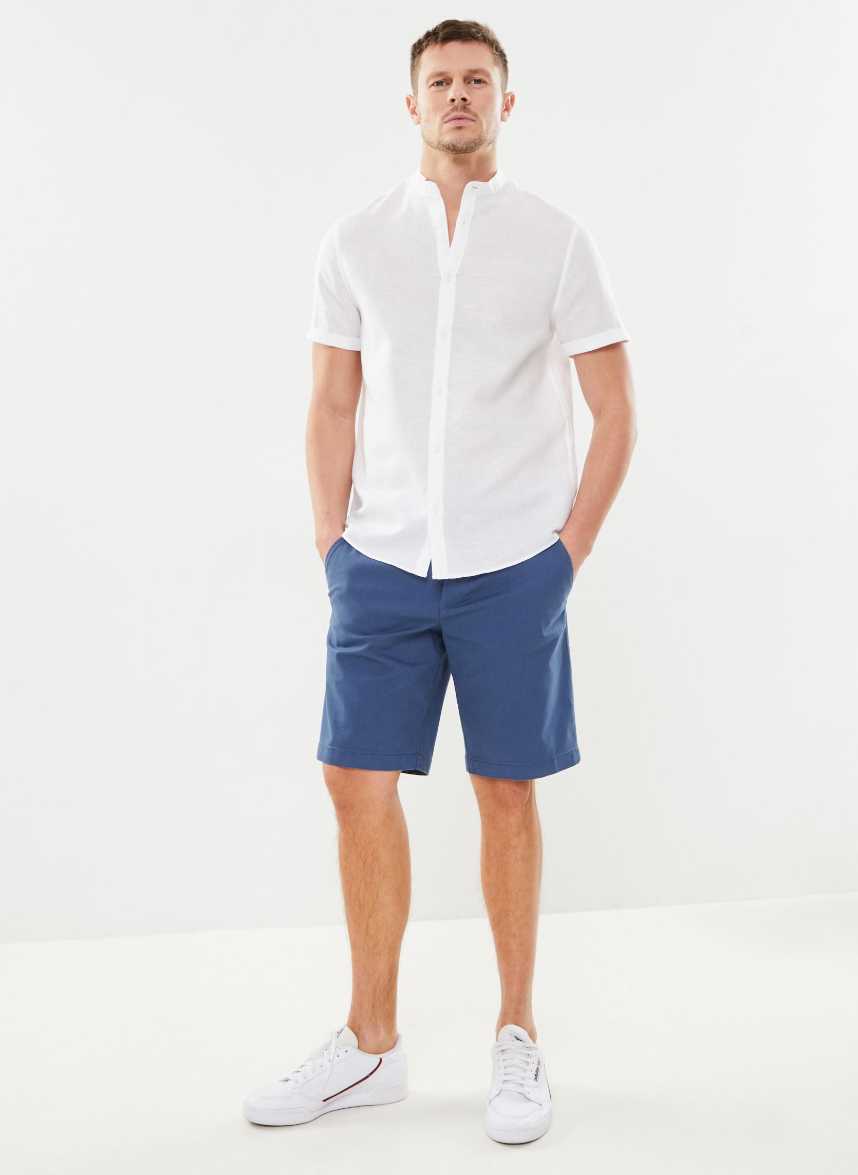 Hemden BLINMC lin herren weiß Marvin&Co Hemden BLINMC lin herren weiß BRIGHT WHITE